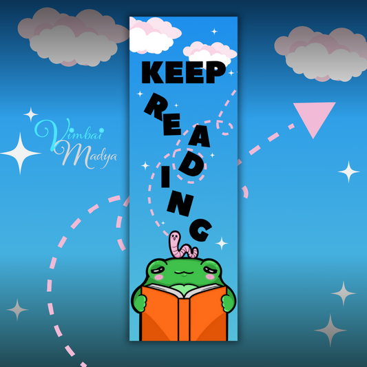 Kawaii Frog Cute Bookmarks for Book Lovers - Ideal for Readers, Reading Clubs and Bible Study . Granddaughter Back to School gift . Read the Banned