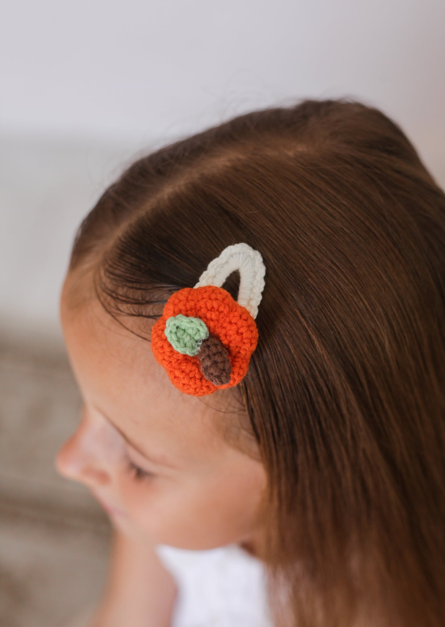 Trendy Girls' Gifts : Crochet Hair Clips . Barrettes for Teens, Granddaughters, Newborn Girl Outfits, with Embroidery Designs