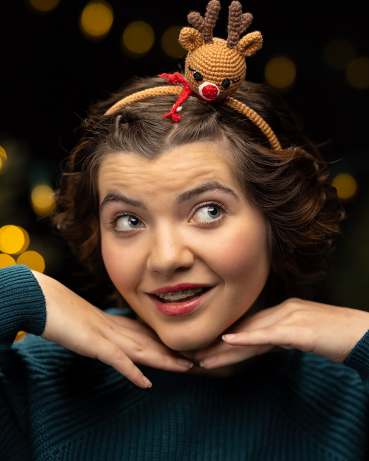 Christmas Crochet Head band, Hair band for girls, Cute girl hair accessories