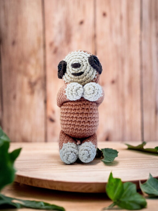 Sloth crochet keychain Miniature amigurumi figurine for office desk decor, fidget sensory toy, unique gift for car dashboard . kawaii pocket  hug