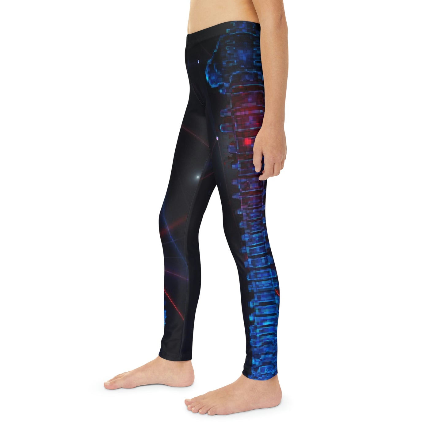 Spine Anatomy Youth Leggings, One of a Kind Gift - Workout Activewear tights for kids, Granddaughter, Niece Christmas Gift