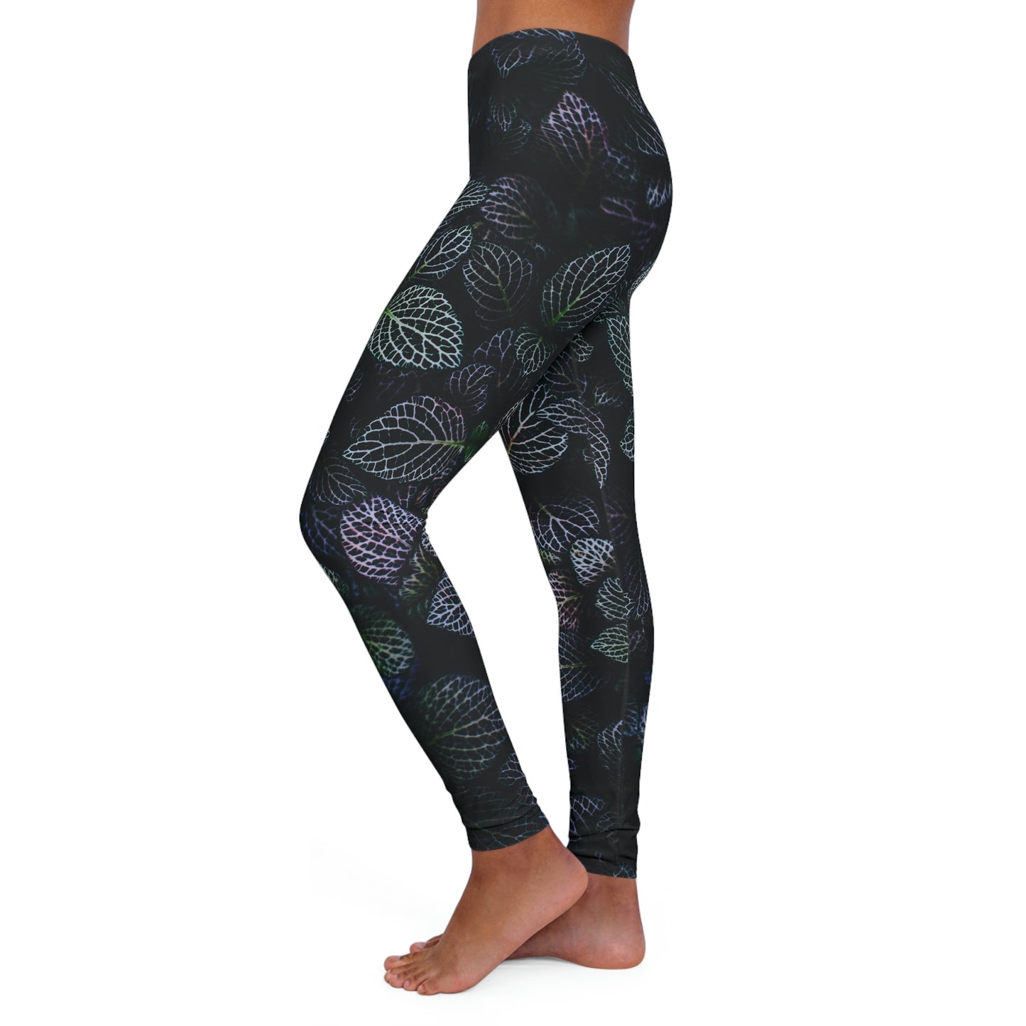 Fall Leaves Plus Size Leggings Cute Leggings, One of a Kind Gift - Workout Activewear tights for Mothers Day, Girlfriend