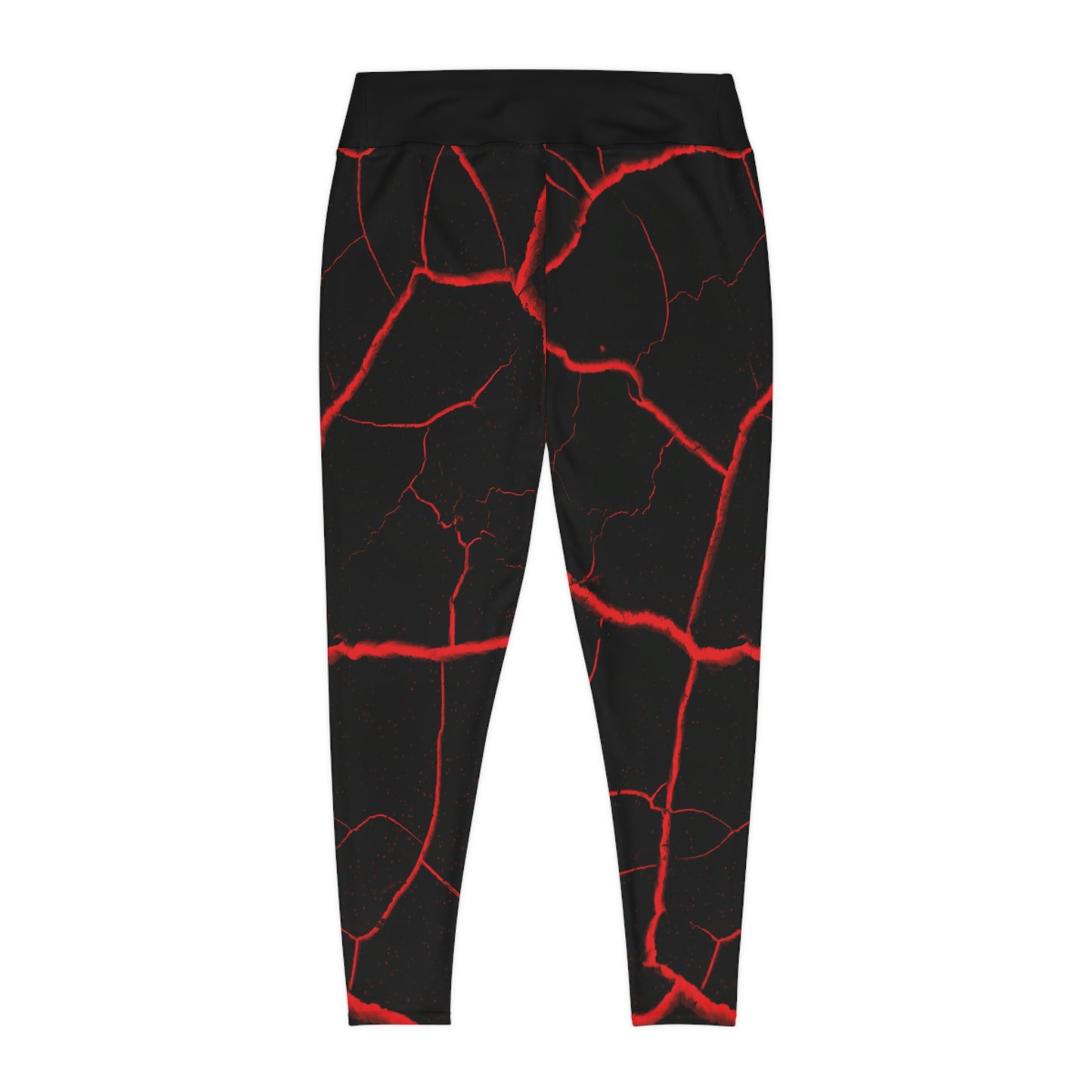 Lava Cute Summer Plus Size Leggings, One of a Kind Gift - Workout Activewear tights for Mothers Day, Girlfriend
