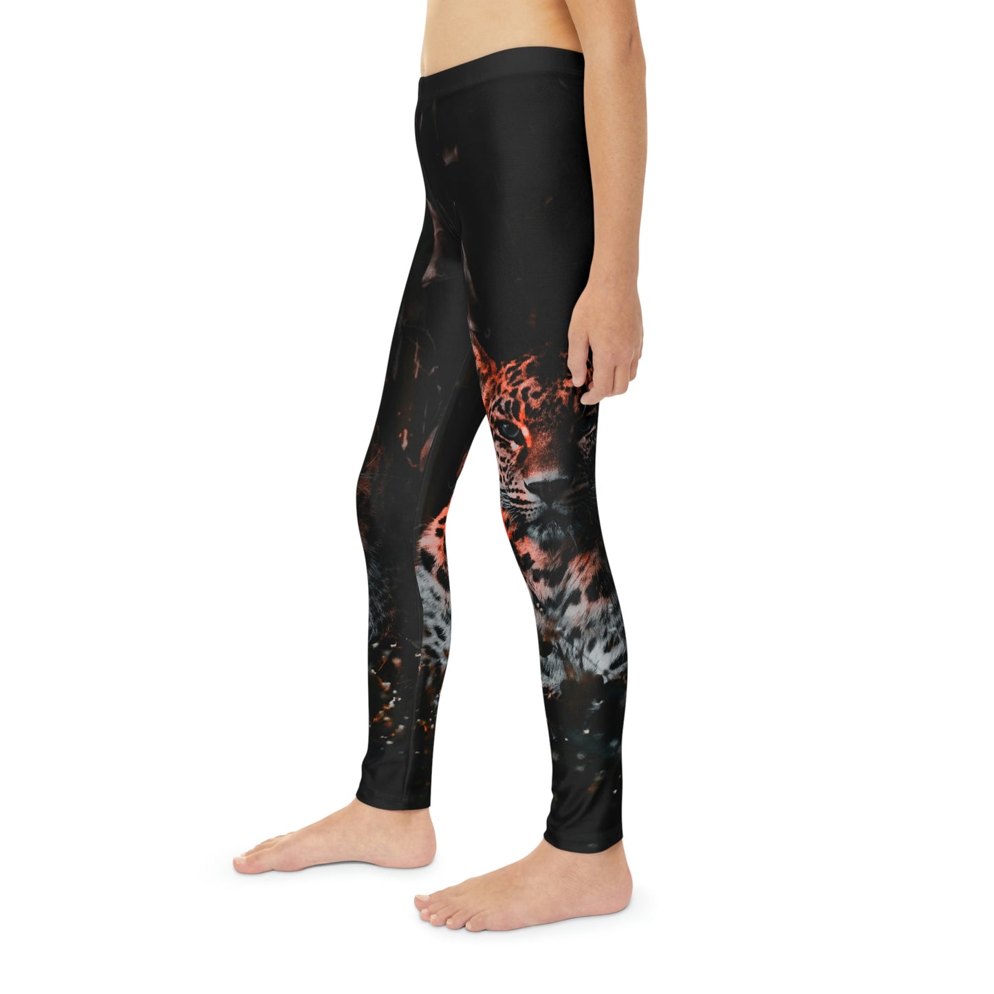 Tiger animal kingdom, Safari Youth Leggings, One of a Kind Gift - Workout Activewear tights for kids, Granddaughter, Niece Christmas Gift