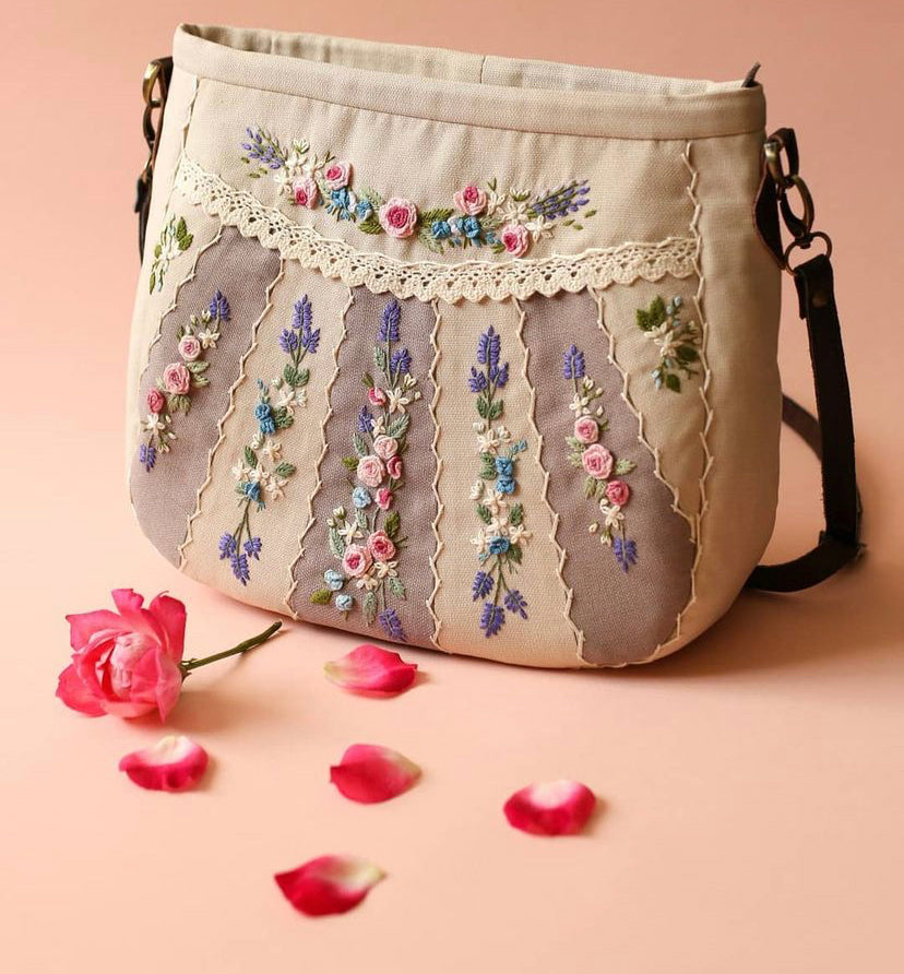 Embroidered  Handbag