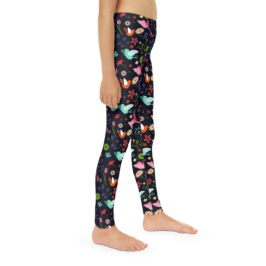 Hummingbirds animal kingdom, Safari Youth Leggings, One of a Kind Gift - Workout Activewear tights for kids, Granddaughter, Niece  Christmas Giftt