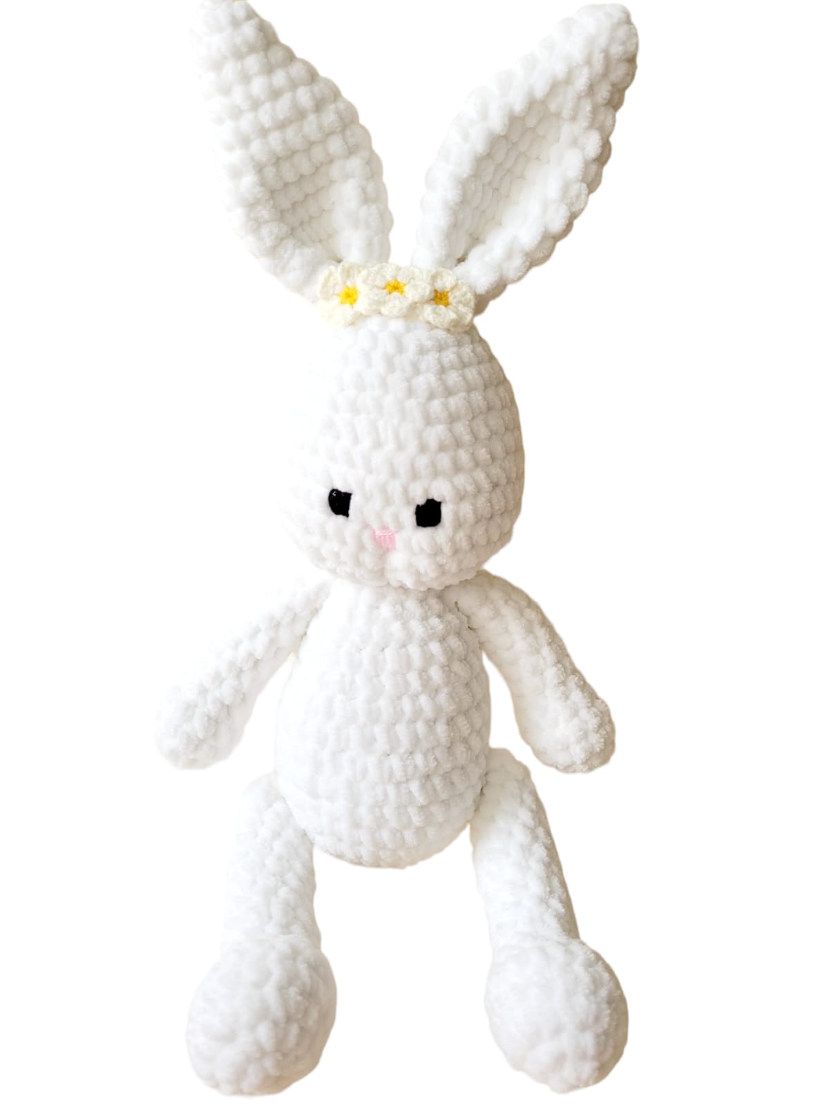 Bunny Doll, Stuffed Animal, Crochet Bunny Rabbit, Baby Gift, Eyes clos –  Vimbai Madya