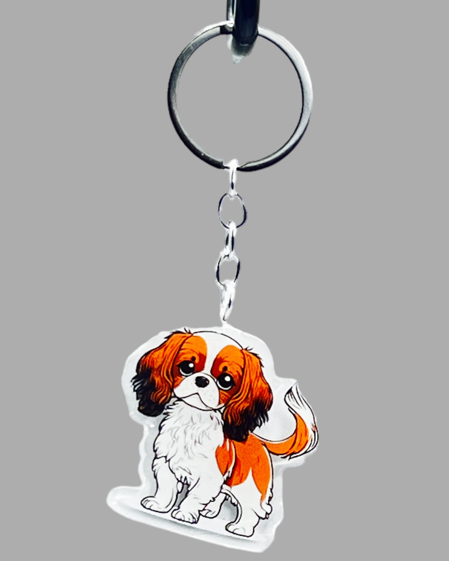 Cavalier King Charles Spaniel Dog Acrylic key chain
