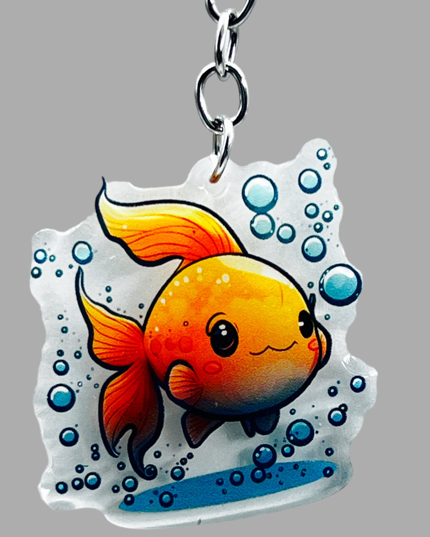 Gold Fish Acrylic key chain