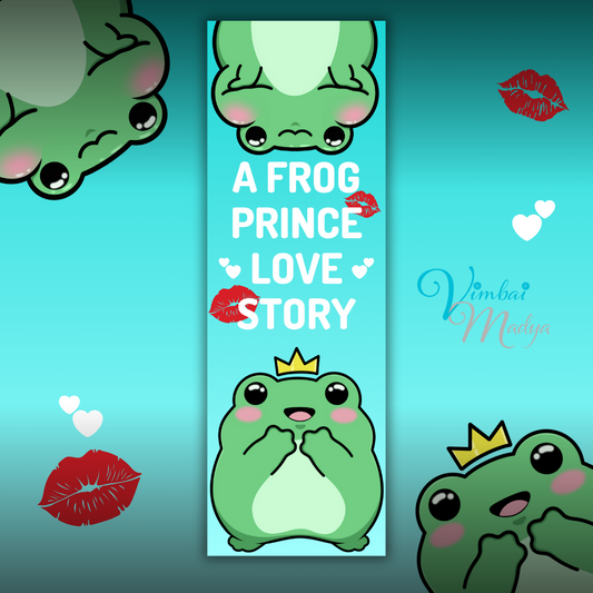 Frog Prince Cute Bookmarks for Book Lovers - Ideal for Readers, Reading Clubs and Bible Study . Granddaughter Back to School gift . Read the Banned