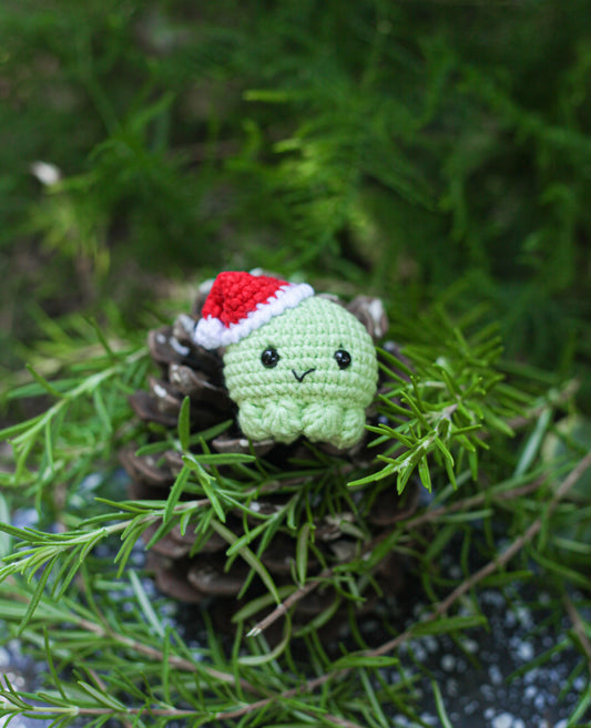 Jelly fish Christmas Crochet Mini  Doll / Toy