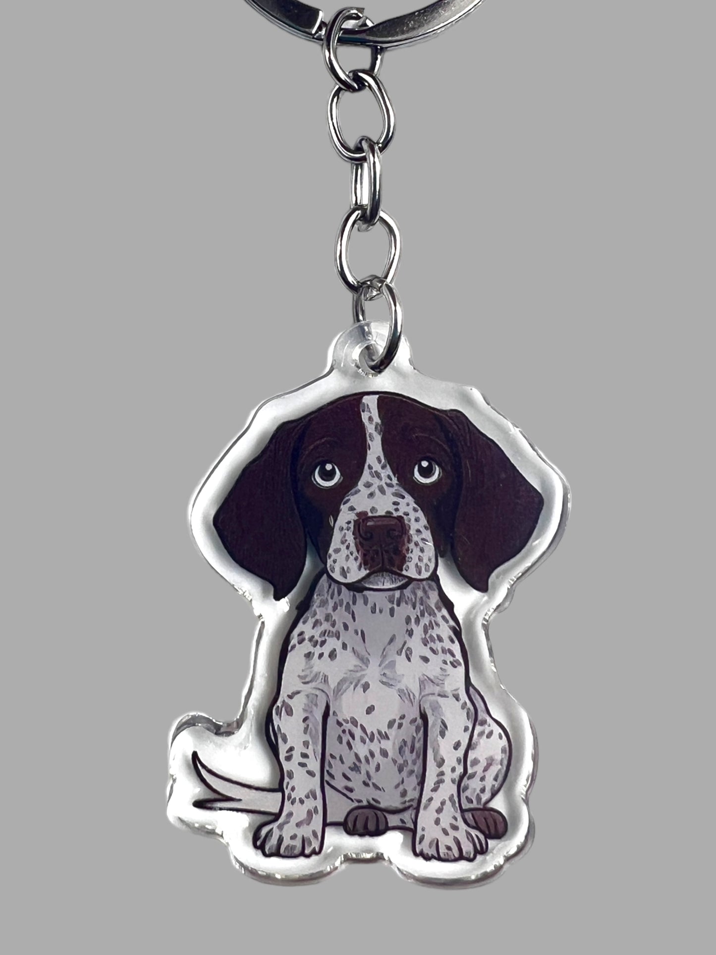 German Shorthaired Pointer Dog Acrylic Keychain
