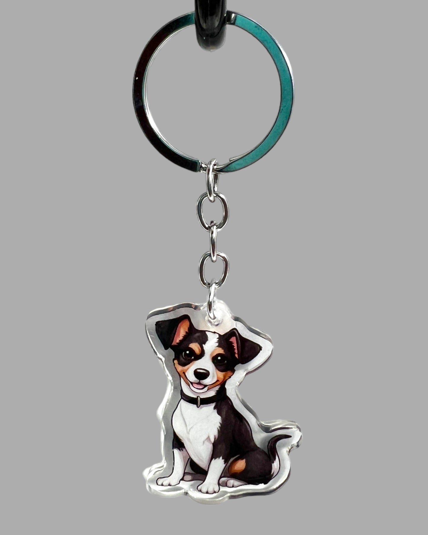 Jack Russell Terrier Dog Acrylic Keychain