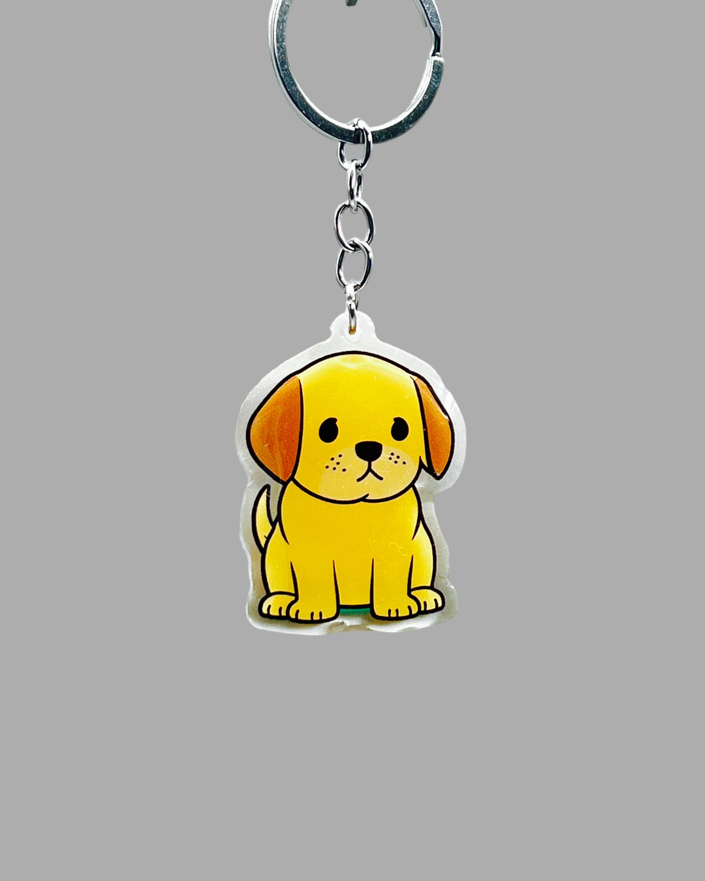 Golden Labrador Dog Acrylic key chain