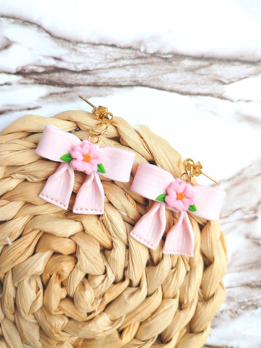 Sakura Dainty polymer clay earrings
