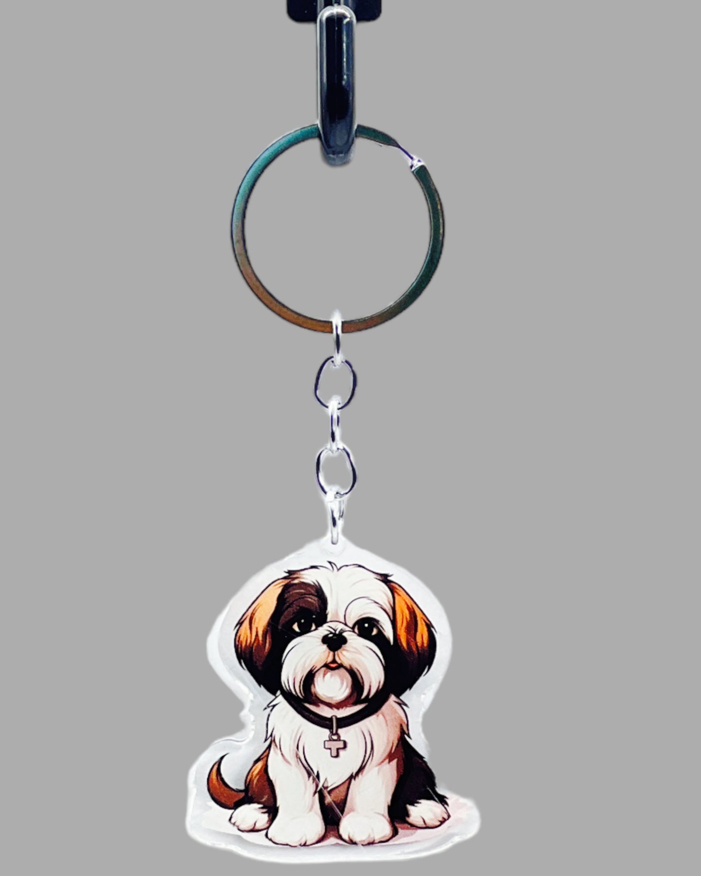 Shih Tzu Dog Acrylic key chain