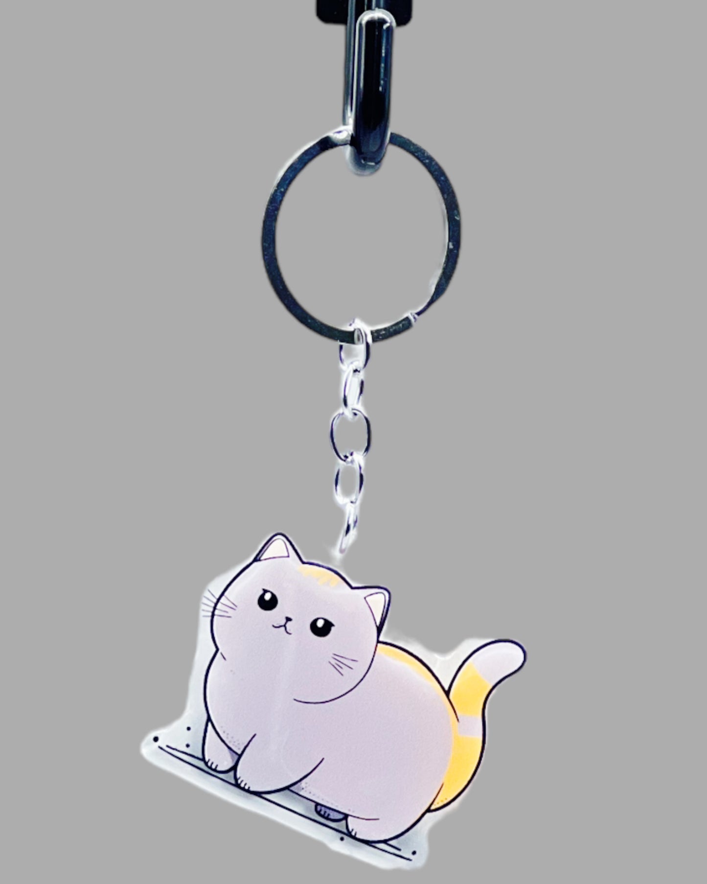 Chartreux Cat Acrylic key chain