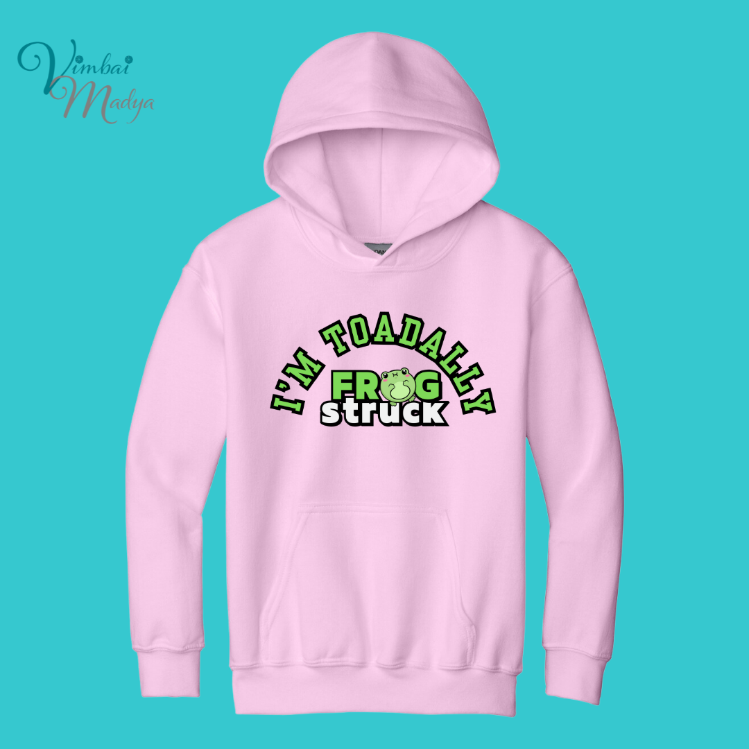 Youth Unisex Clothing Frog Kawaii Frog Sweater Hoodie : frog and toad couples Gift .Best Friend Gift.  Fall Winter Essential