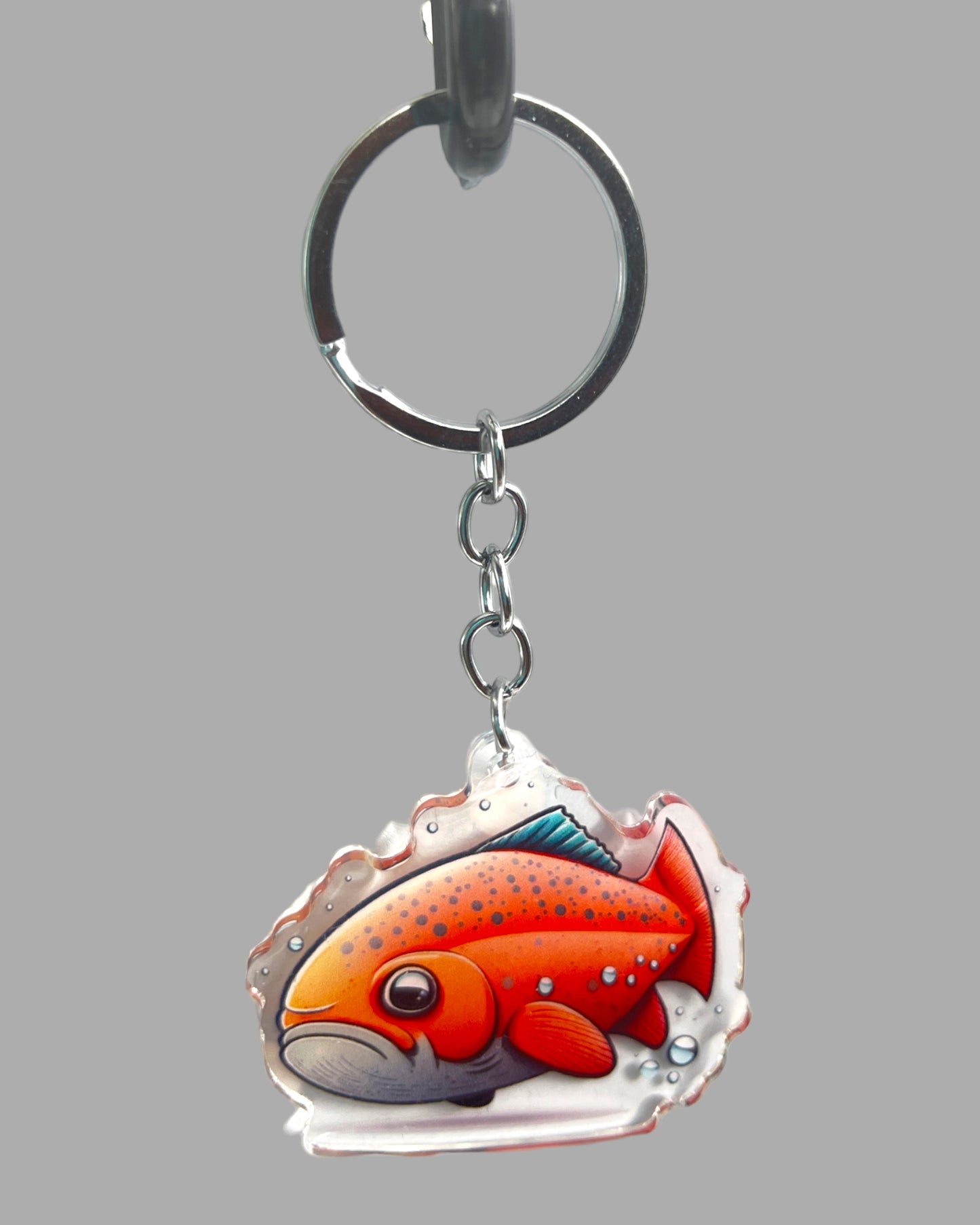 Salmon Acrylic Keychain