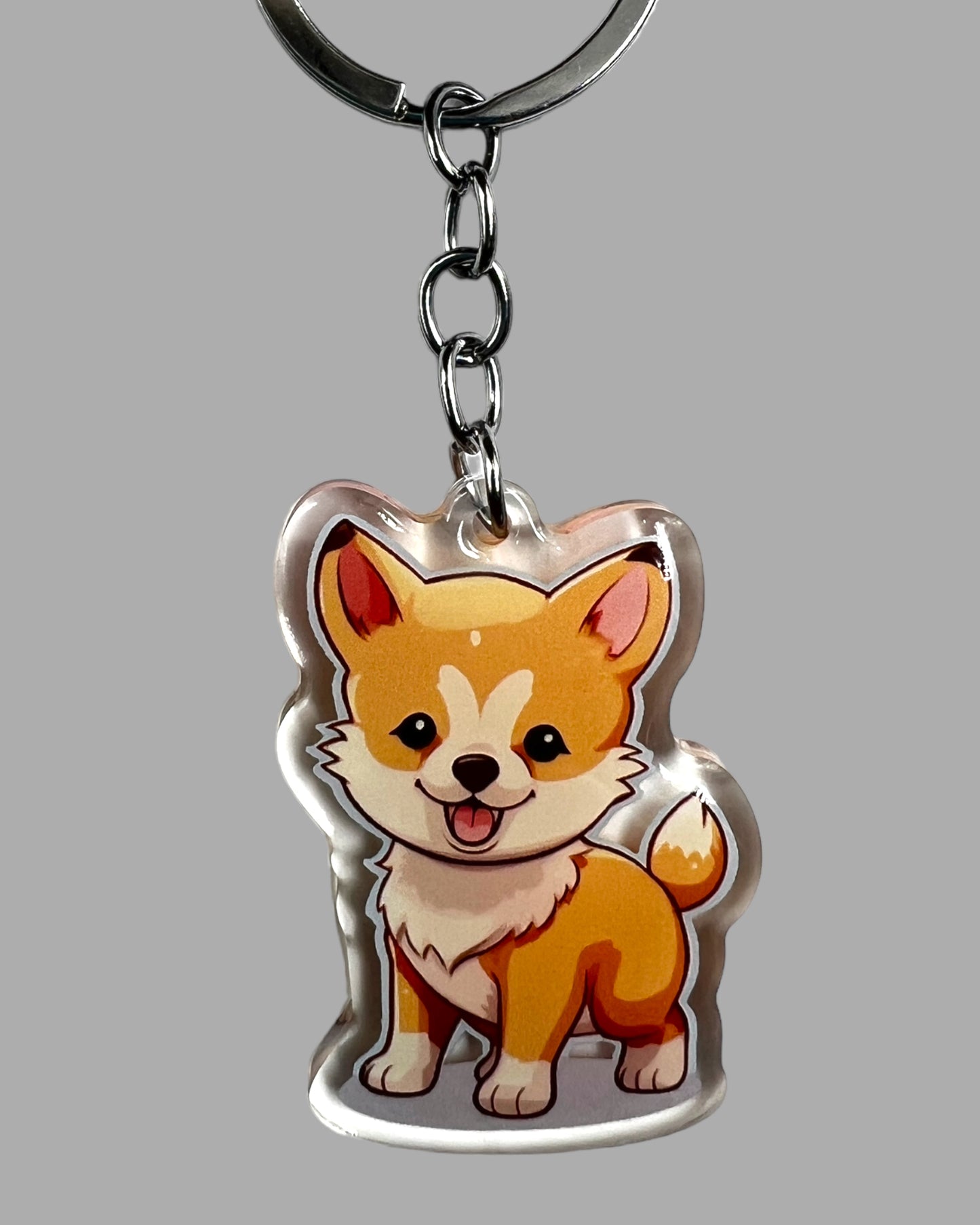 Shiba Inu Dog Acrylic Keychain