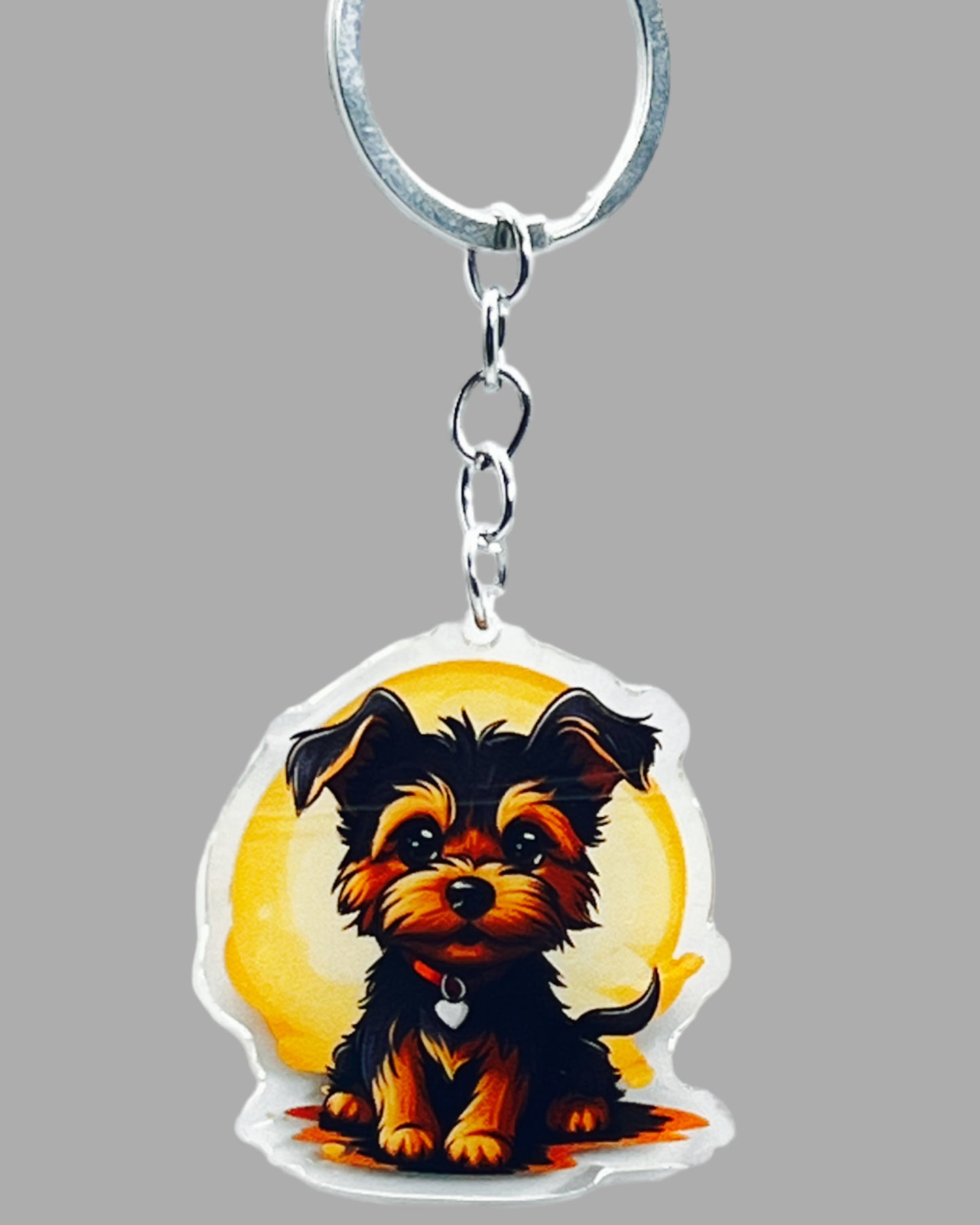 Yorkshire Terrier Dog Acrylic key chain