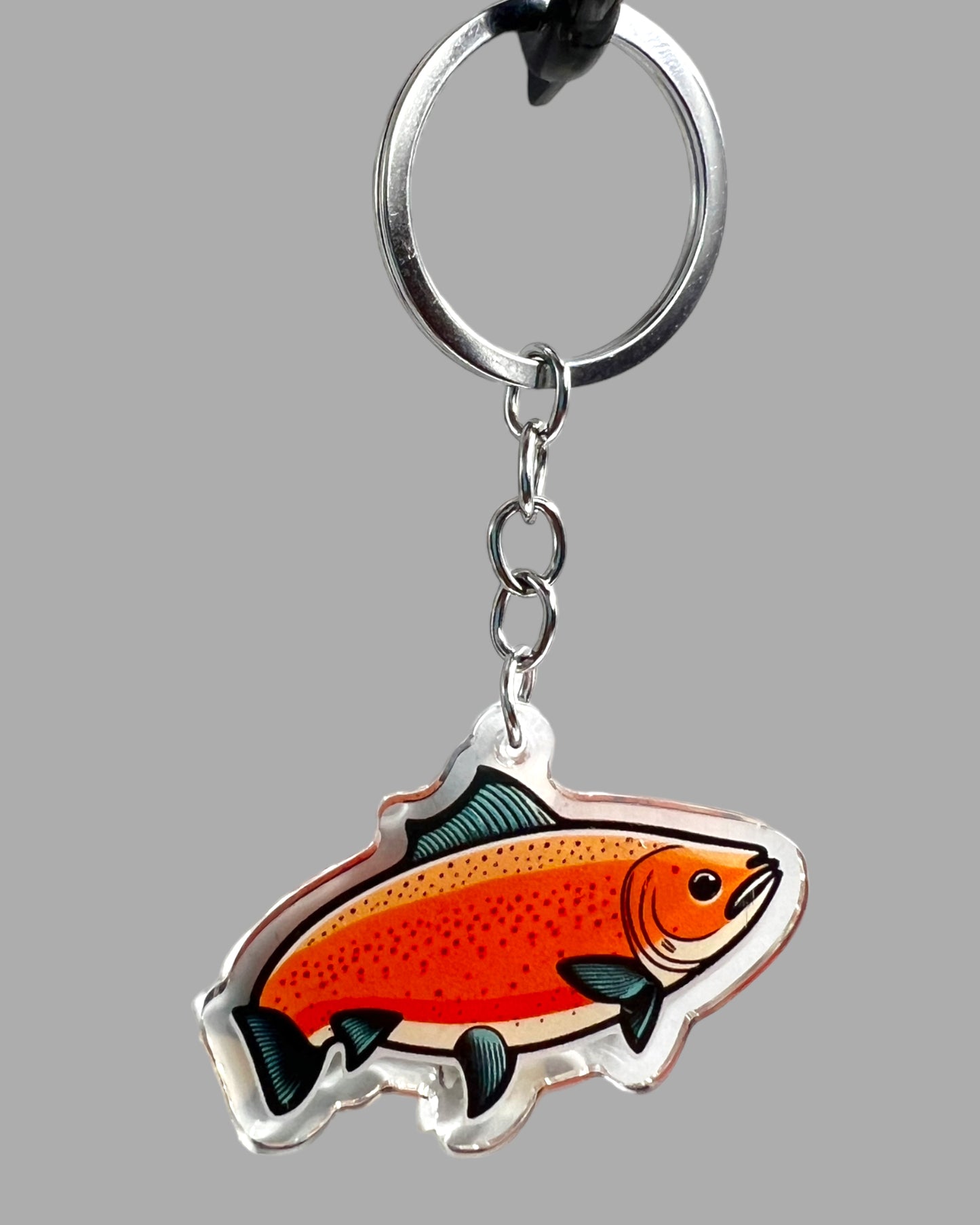 Salmon Acrylic Keychain