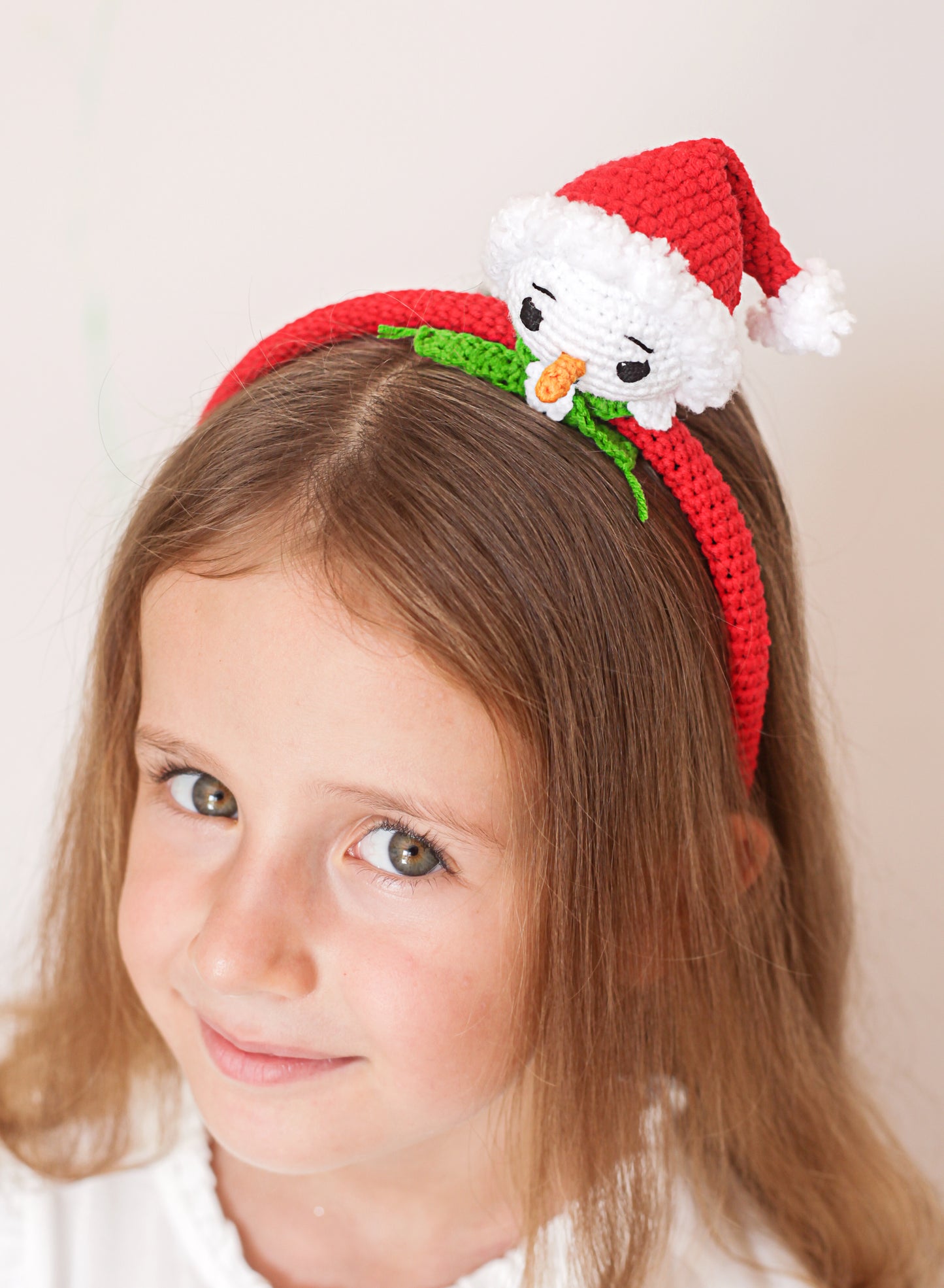 Christmas Crochet Head band, Hair band for girls, Cute girl hair accessories