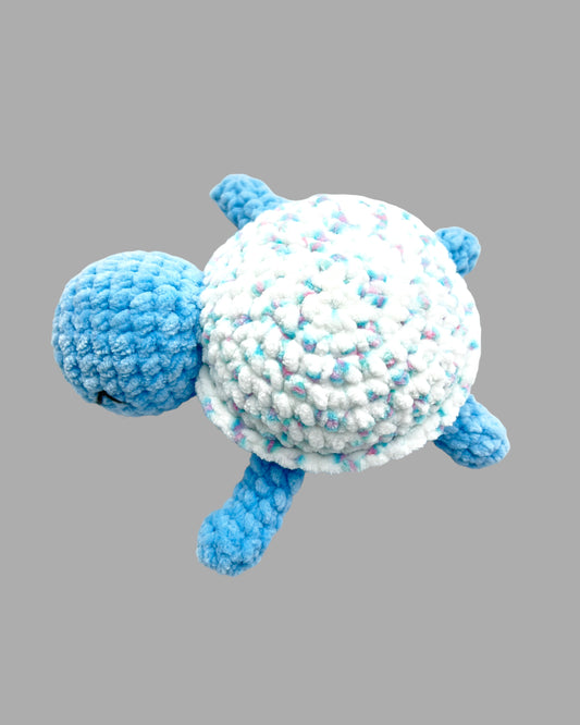 Turtle DHandmade Crochet stuffed Doll for Montessori Play, Nursery Decor, and Baby Shower Gifts . Granddaughter, niece, nephew & grandson