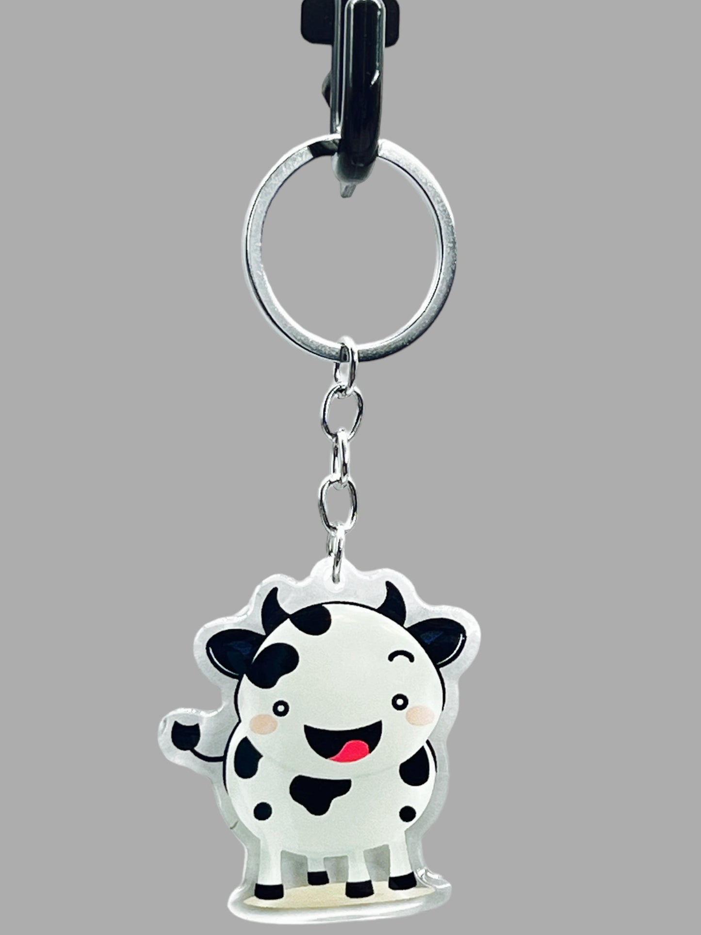 Holstein-Friesian Cow Acrylic Keychain