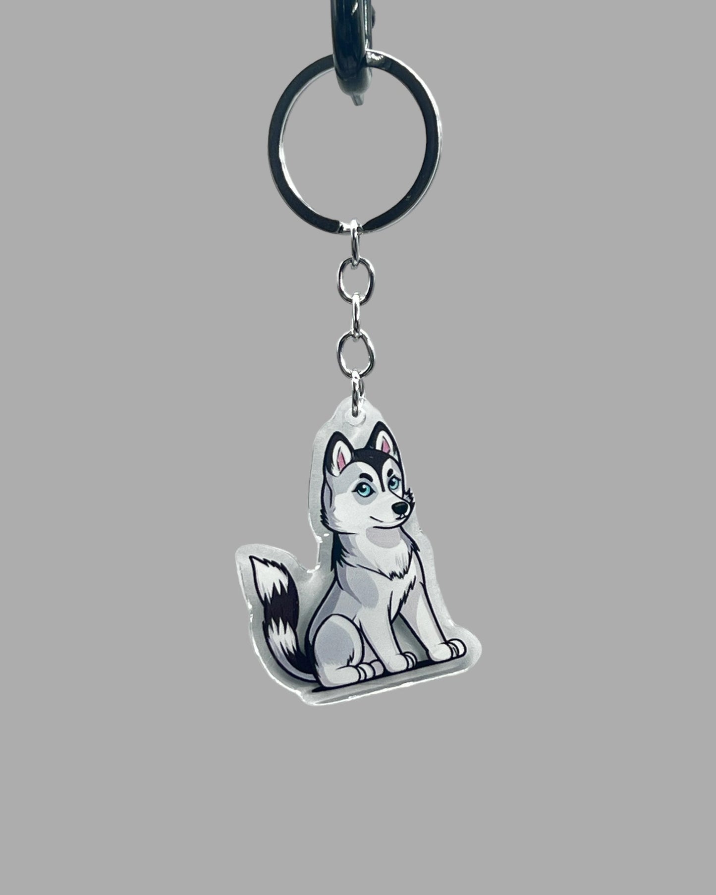 Husky Dog Acrylic Keychain