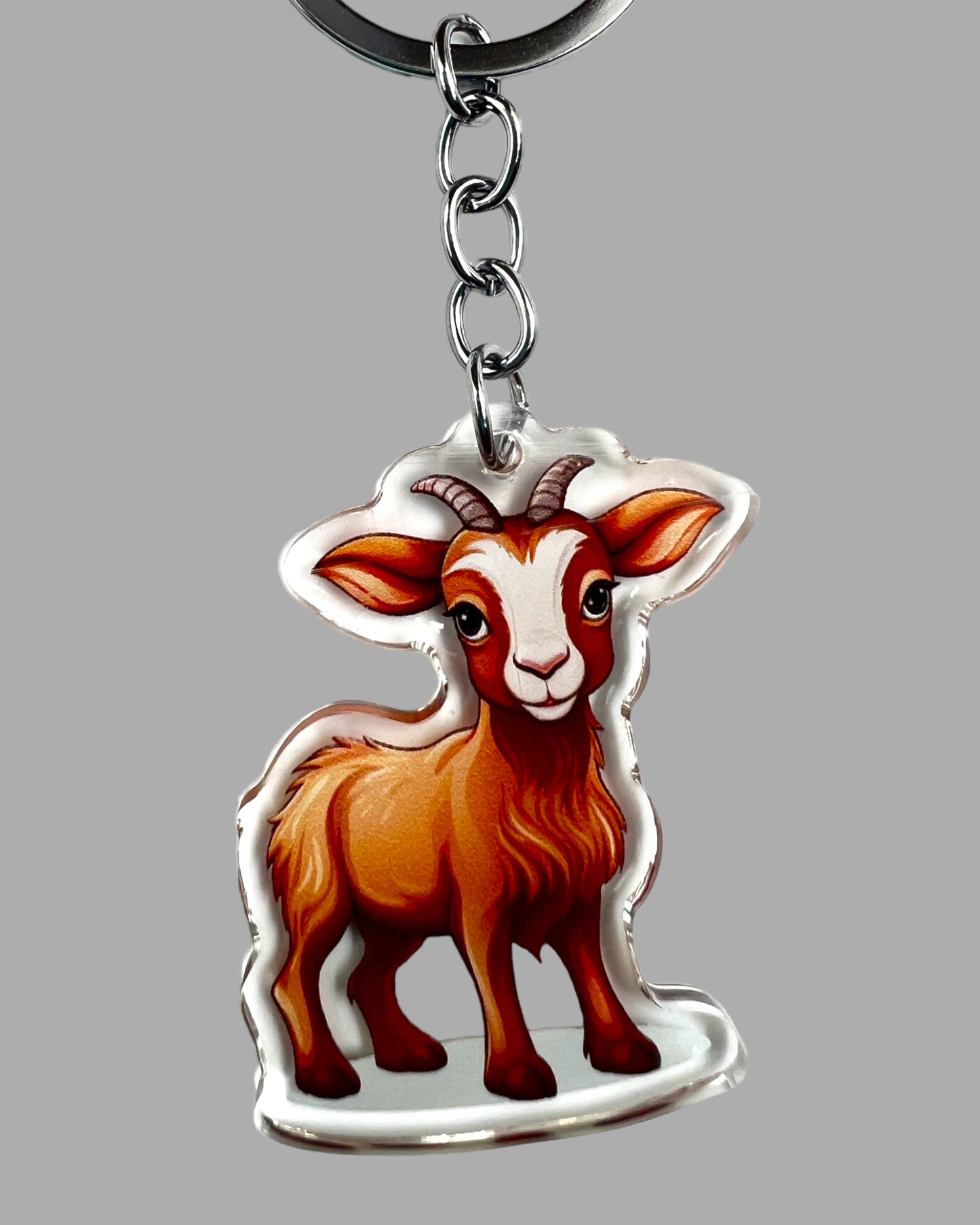Goat Acrylic Keychain