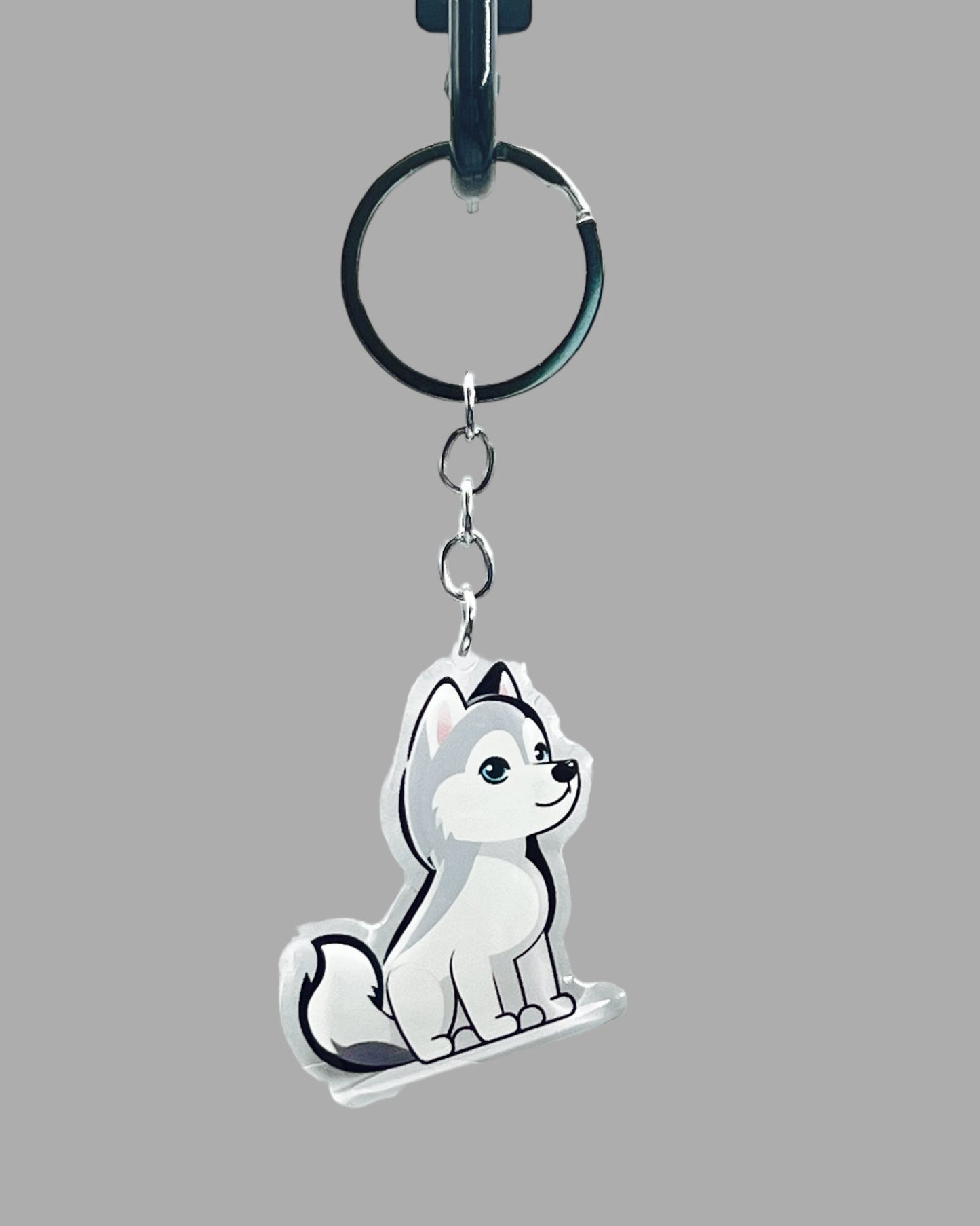 Husky Dog Acrylic Keychain