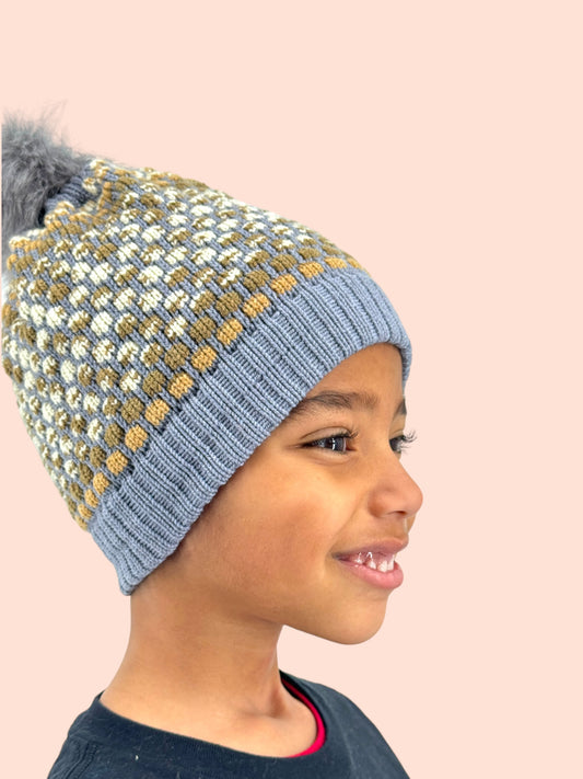 Kids knit hat