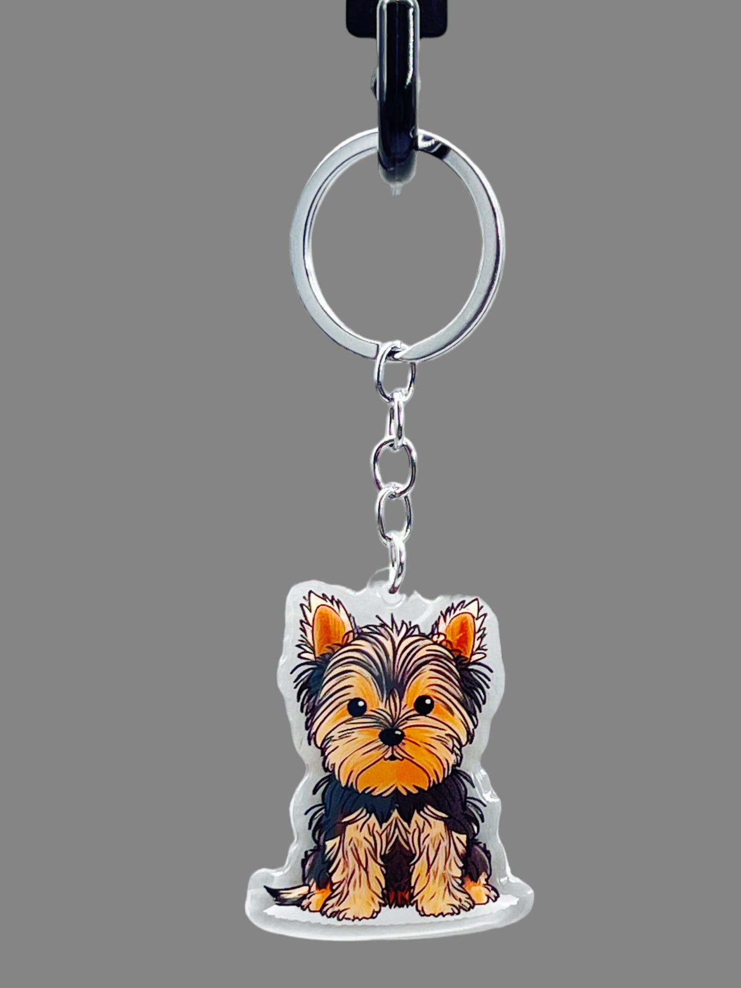 Yorkshire Terrier Dog Acrylic Keychain