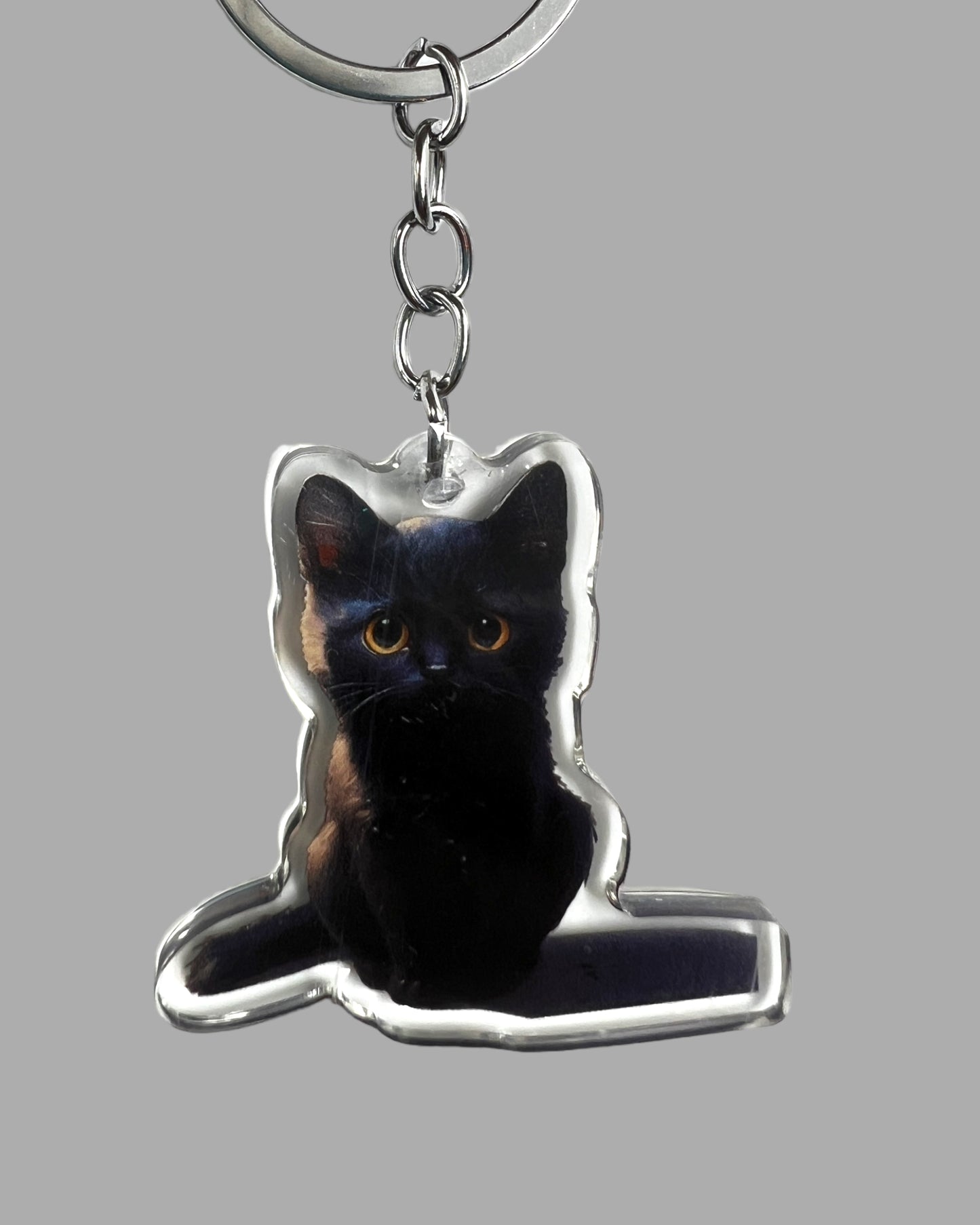 American Shorthair Cat Acrylic Keychain