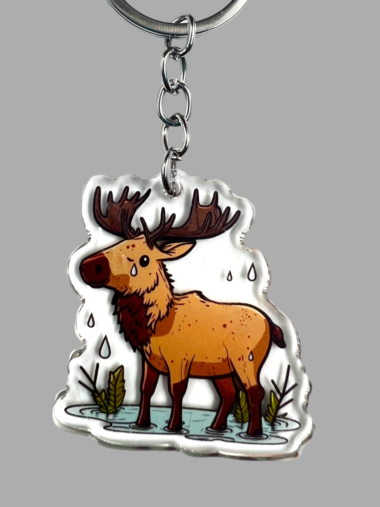 Elk Acrylic Keychain