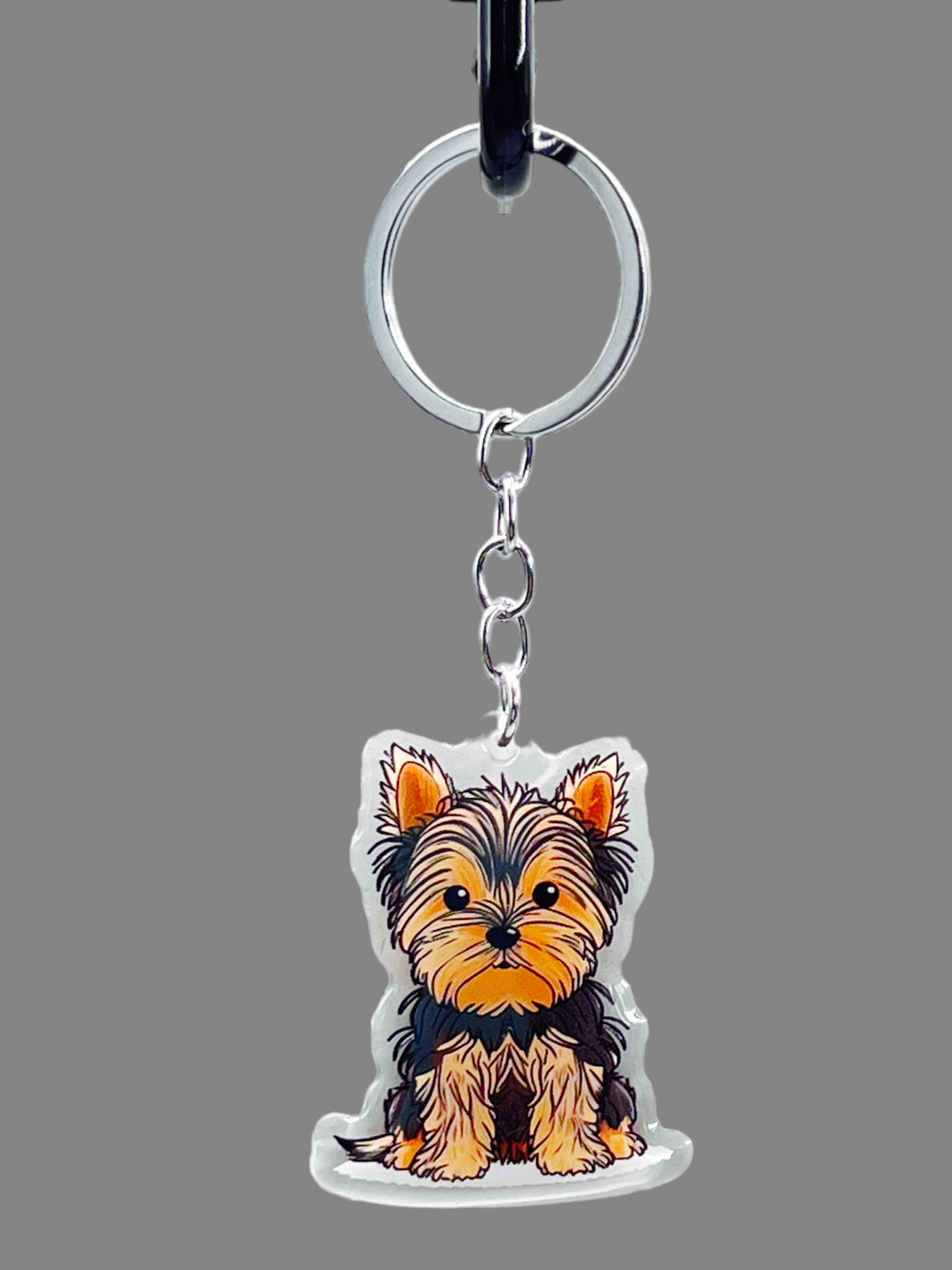 Yorkshire Terrier Dog Acrylic Keychain