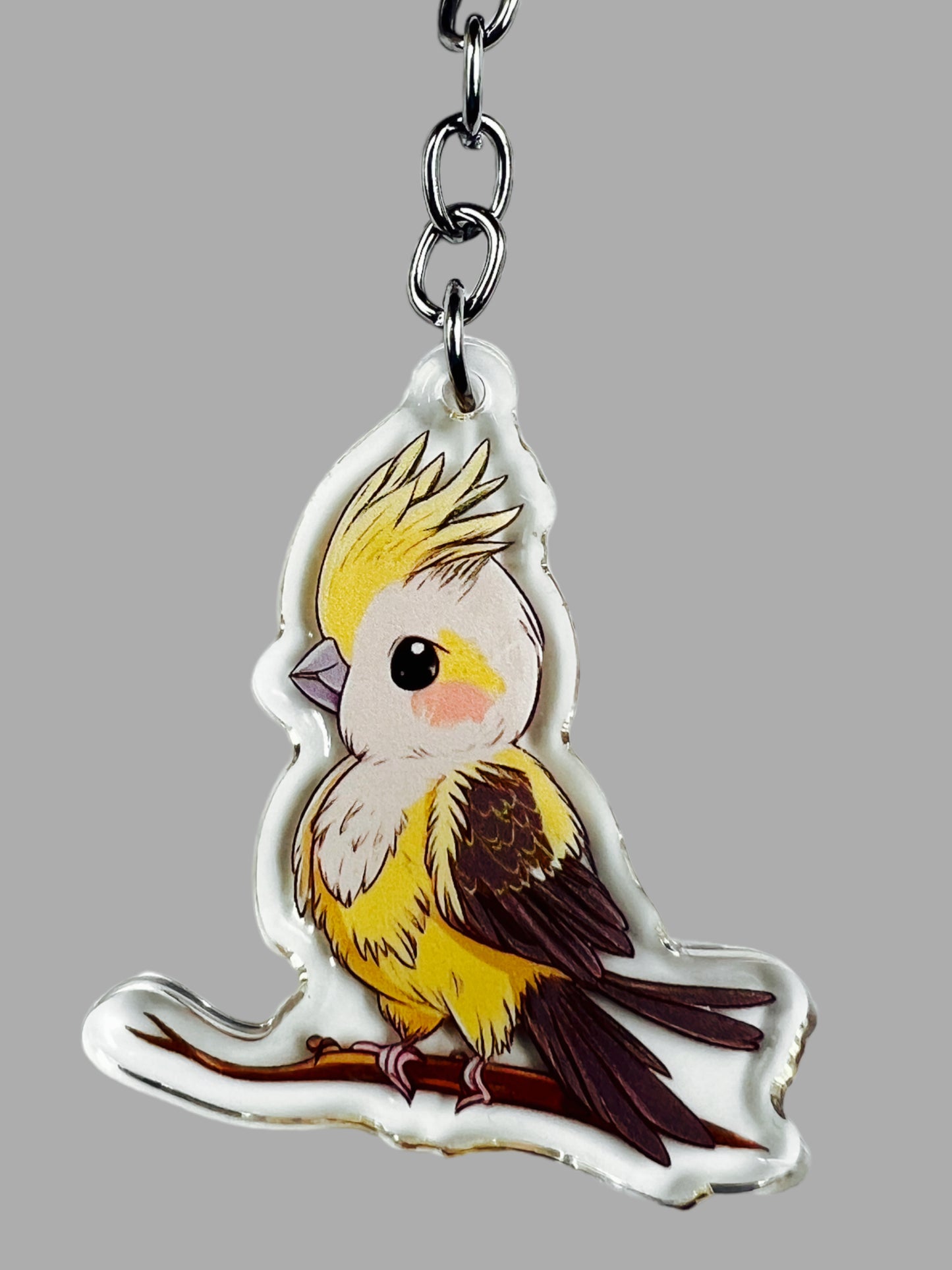 Cockatiel bird wildlife Acrylic Keychain