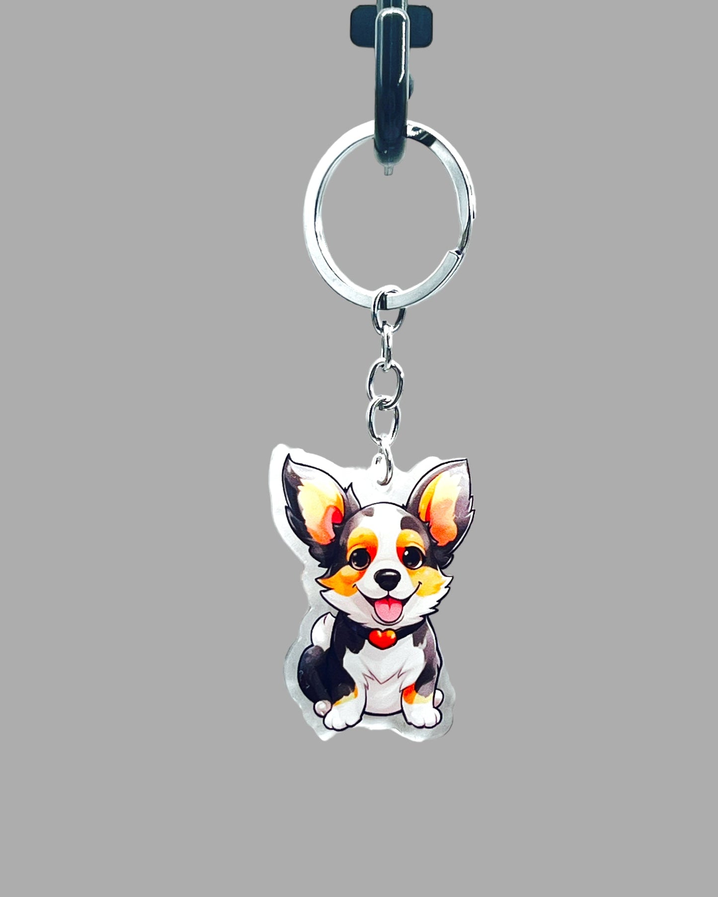 Corgi Dog Acrylic Keychain