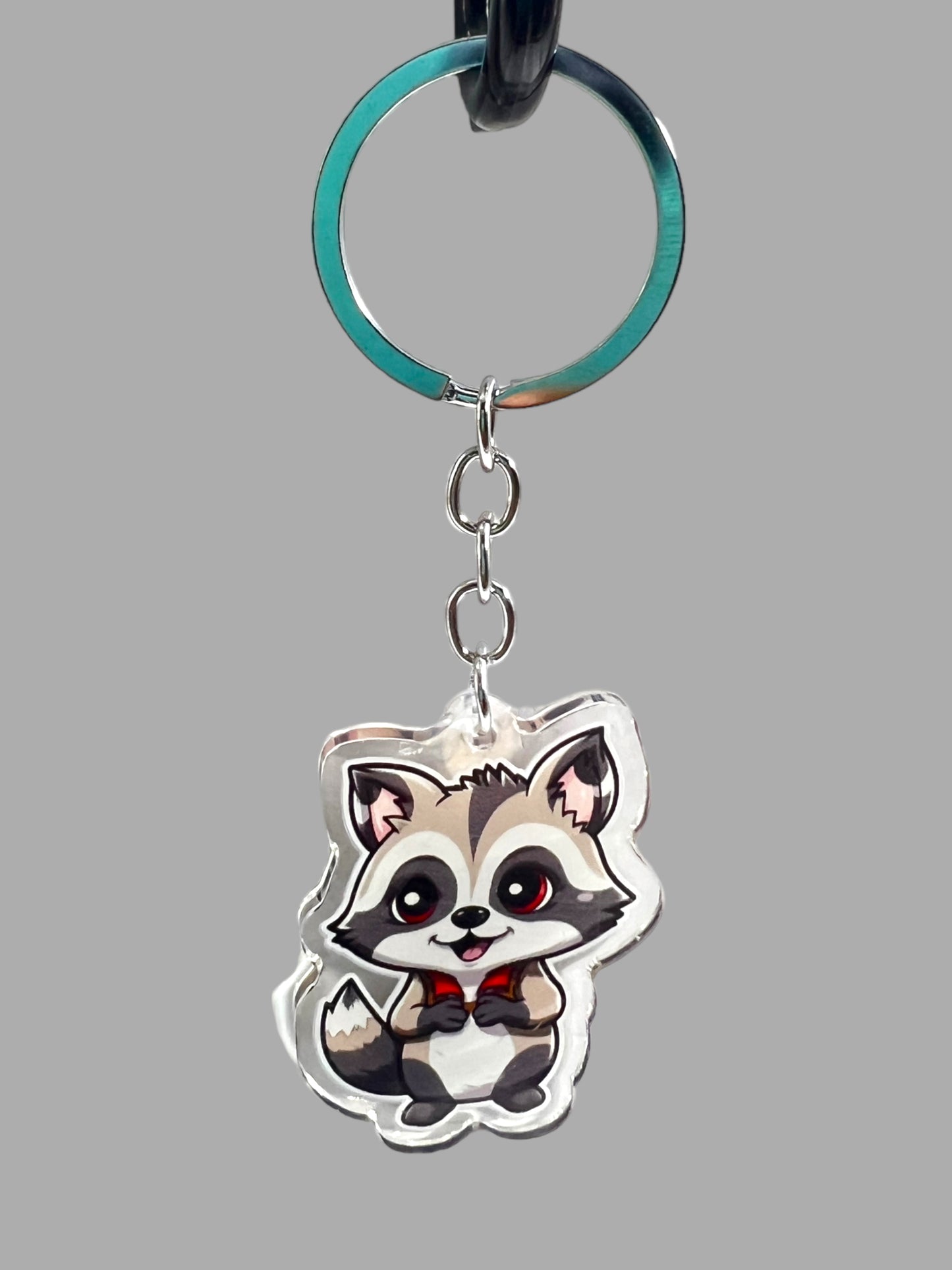Raccoon Acrylic Keychain