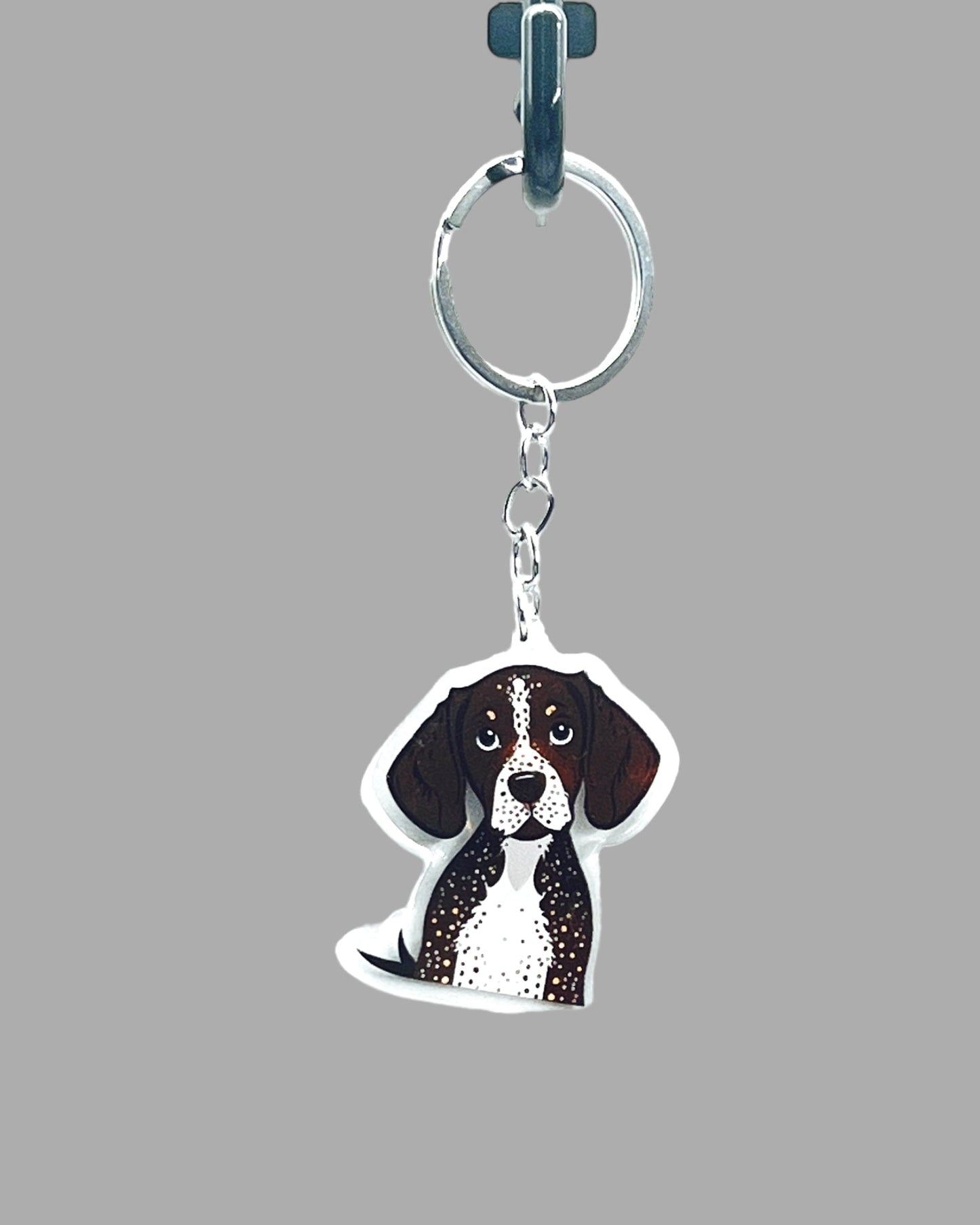 German Shorthair Pointer Dog Acrylic Keychain