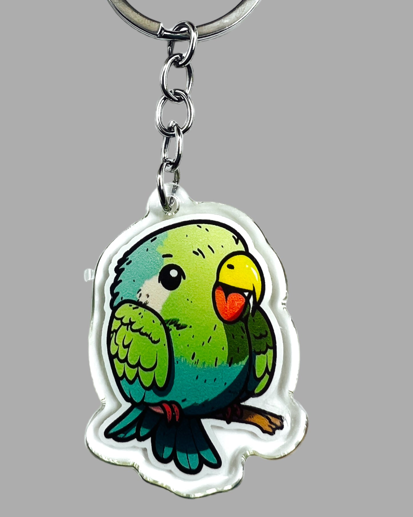 Parrot Acrylic Keychain
