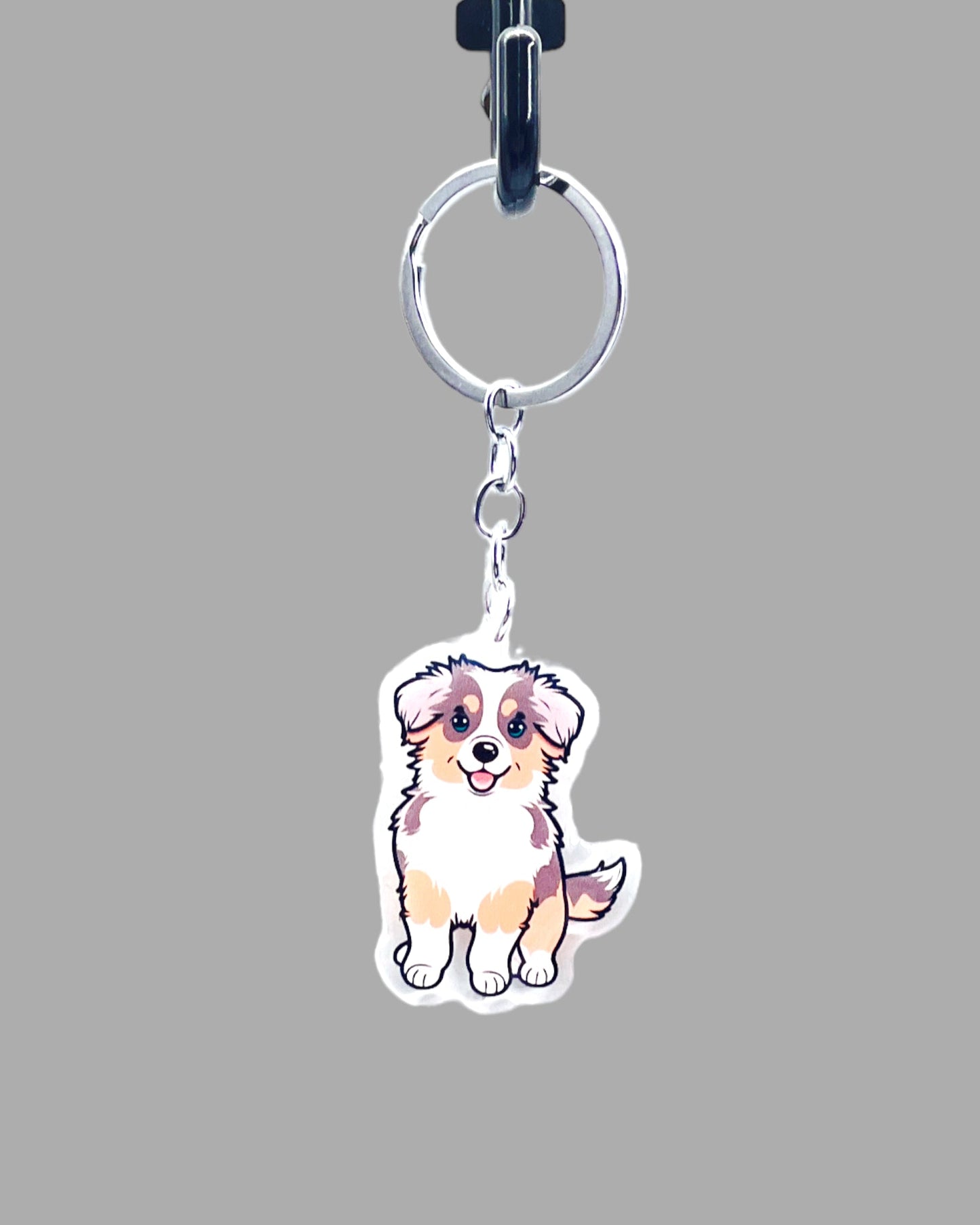 Australian Shepherd Dog Acrylic Keychain