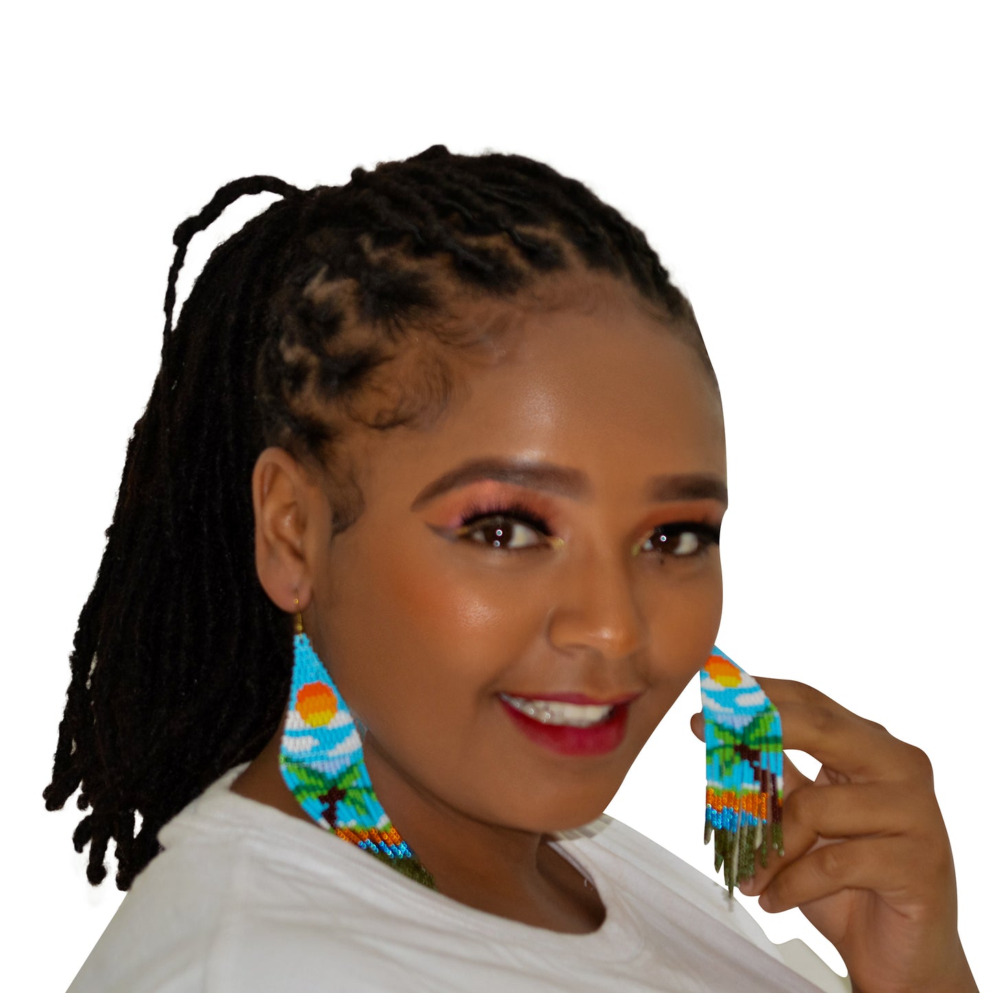 Handcrafted Beaded Fringe Earrings: Drop Dangle Style, Ideal for Summer, Weddings, and Special Gifts for Bridesmaids, Best Friends, and mothers