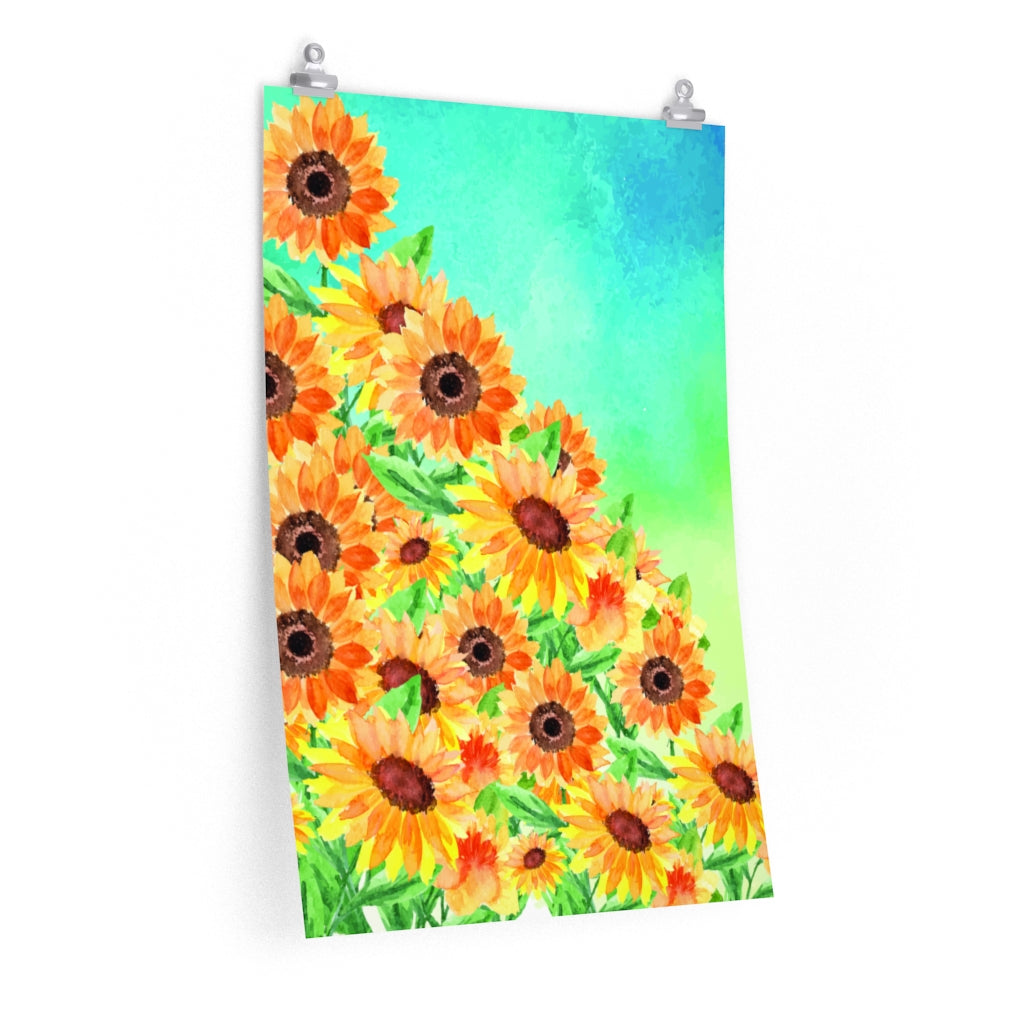Sunflowers friends Premium Matte vertical posters