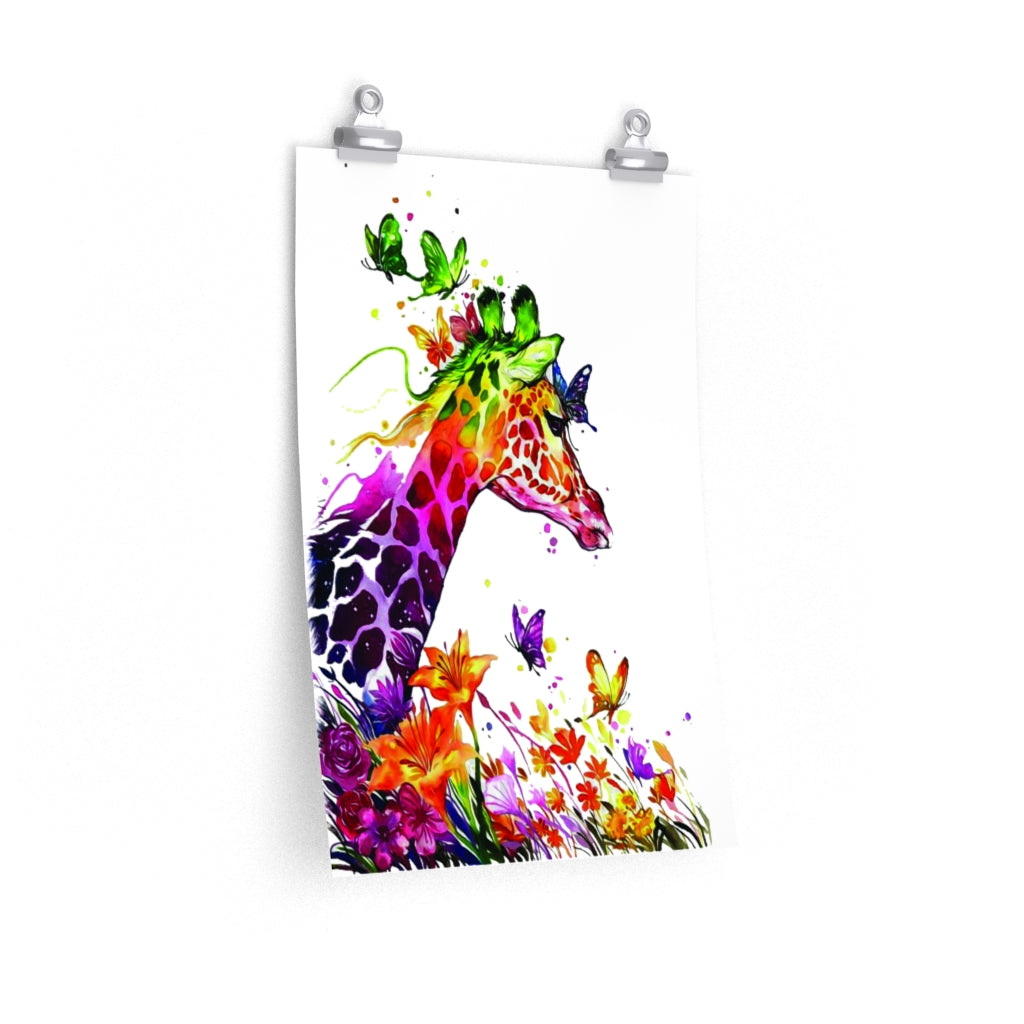 Giraffe Premium Matte vertical posters