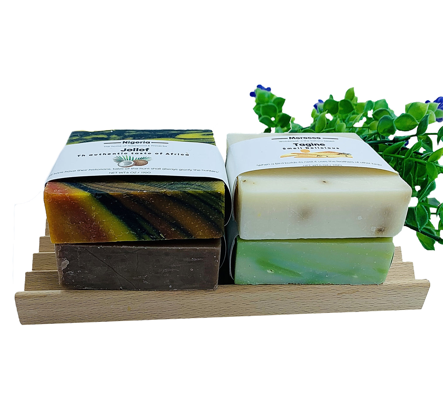 African Moonlight Handcrafted Soap- 4 Pack