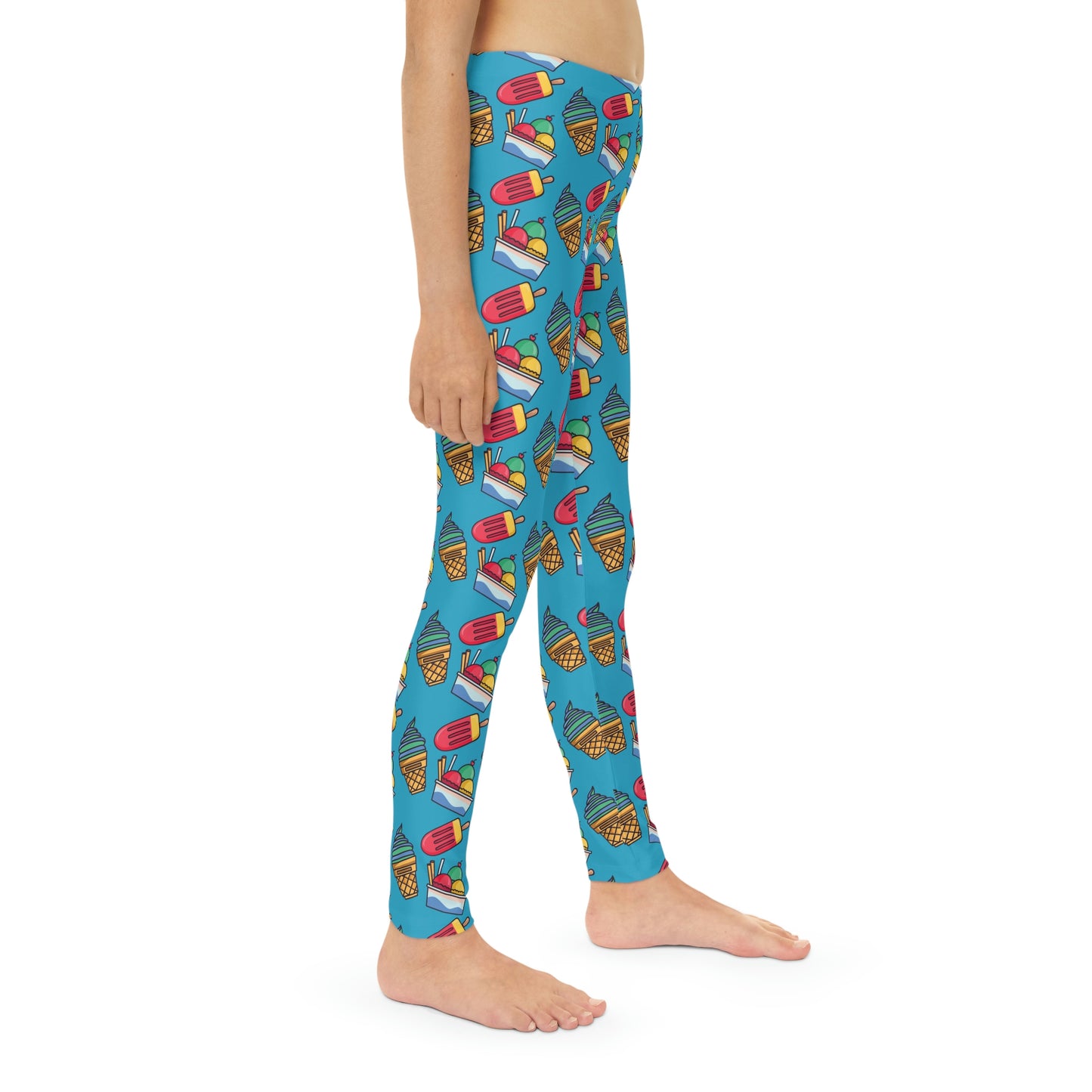 Valentine Youth Leggings,  One of a Kind Gift - Unique Workout Activewear tights for  kids fitness, Daughter, Niece  Christmas Gifts