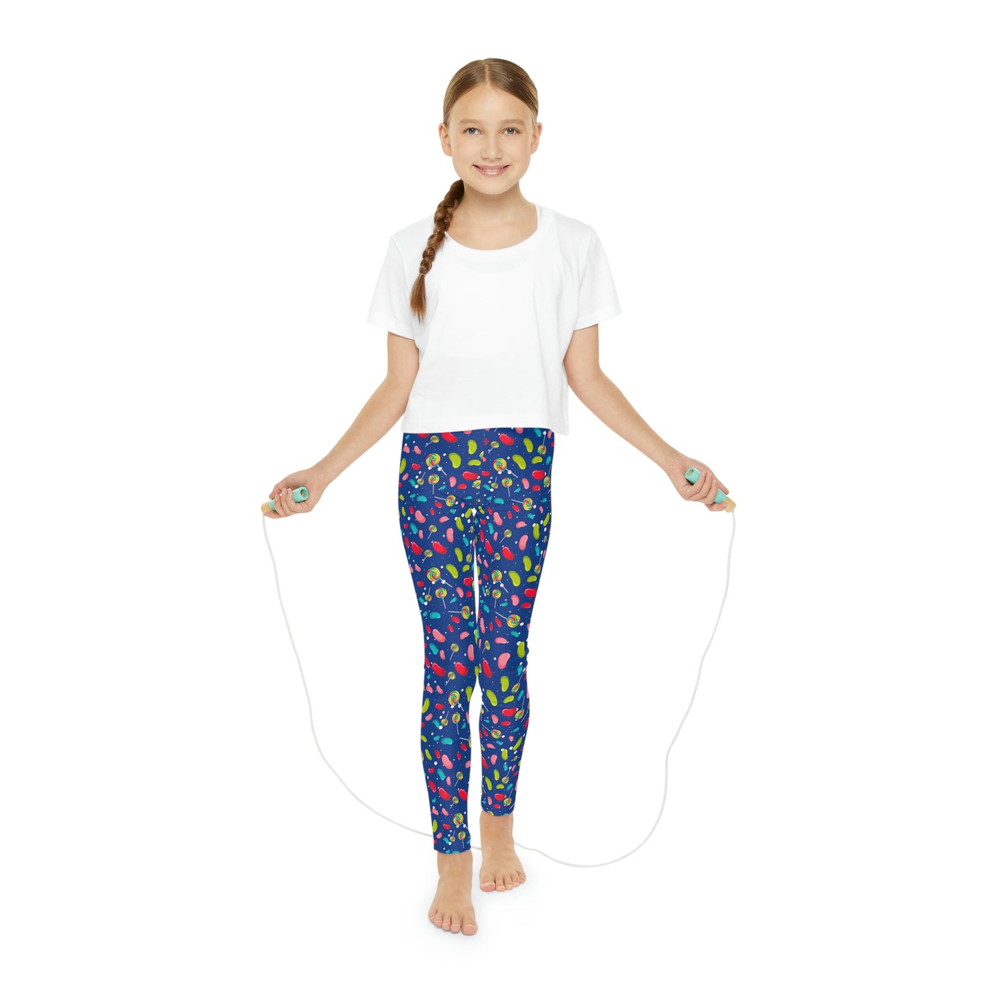 Candy Youth Full-Length Leggings, Printed Leggings, Party Leggings, lollipop leggings