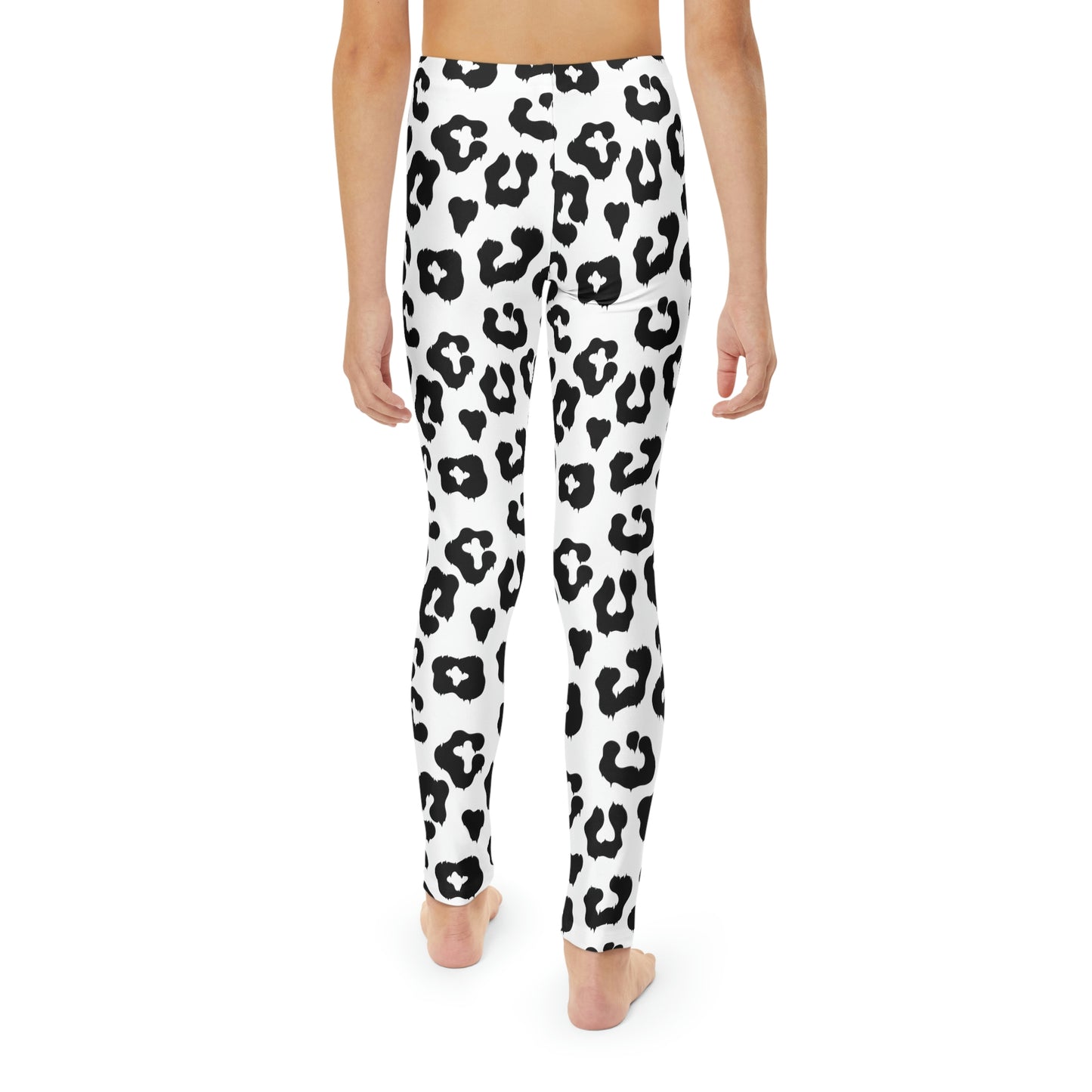 Dog Paw Print, Puppy Paws Youth Full-Length Leggings